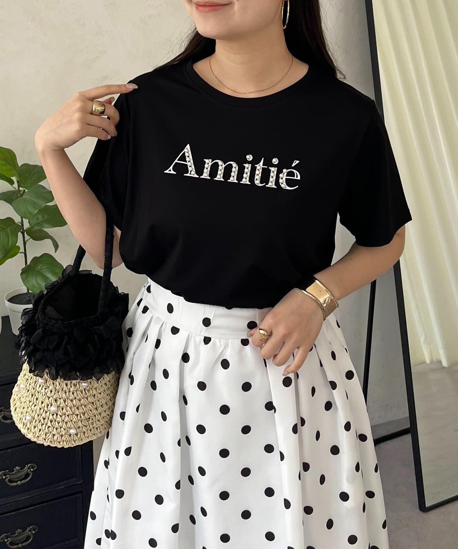 prose verse(プロズヴェール) フロッキーパールロゴＴシャツ