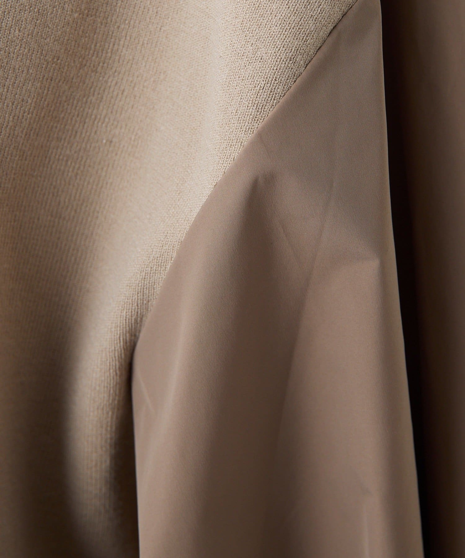 ear PAPILLONNER(イア パピヨネ) 切替ニットシャツカーデ【SUM1 STYLE(スミスタイル)】