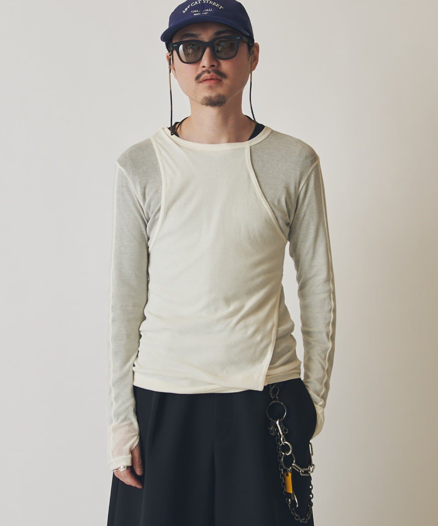 Lui's(ルイス) SURJENT　コットンレイヤードロンT