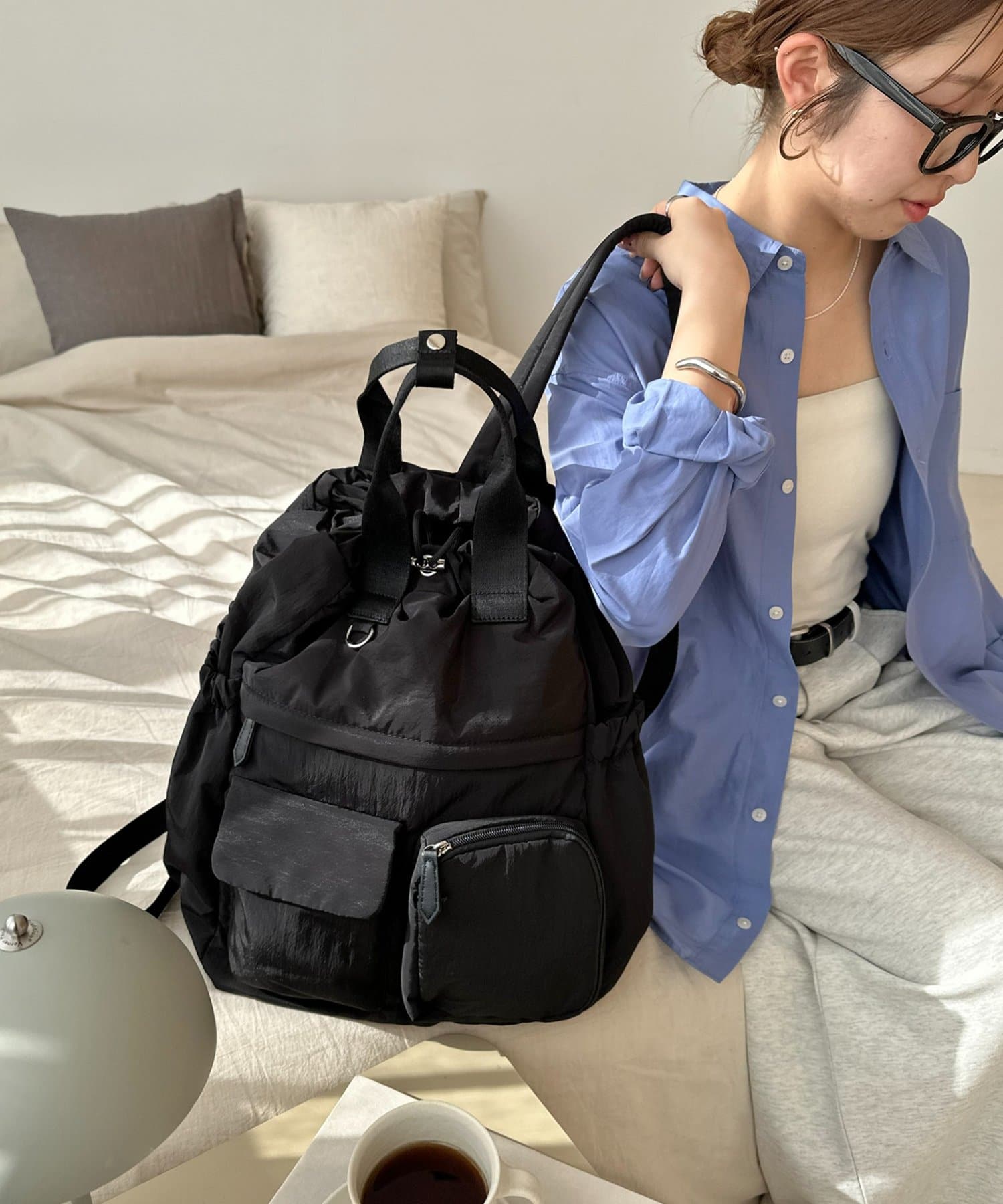 DISCOAT(ディスコート) 【3/14(土)12:00販売スタート/13ポケット】ユーティリティーパフィーバックパック