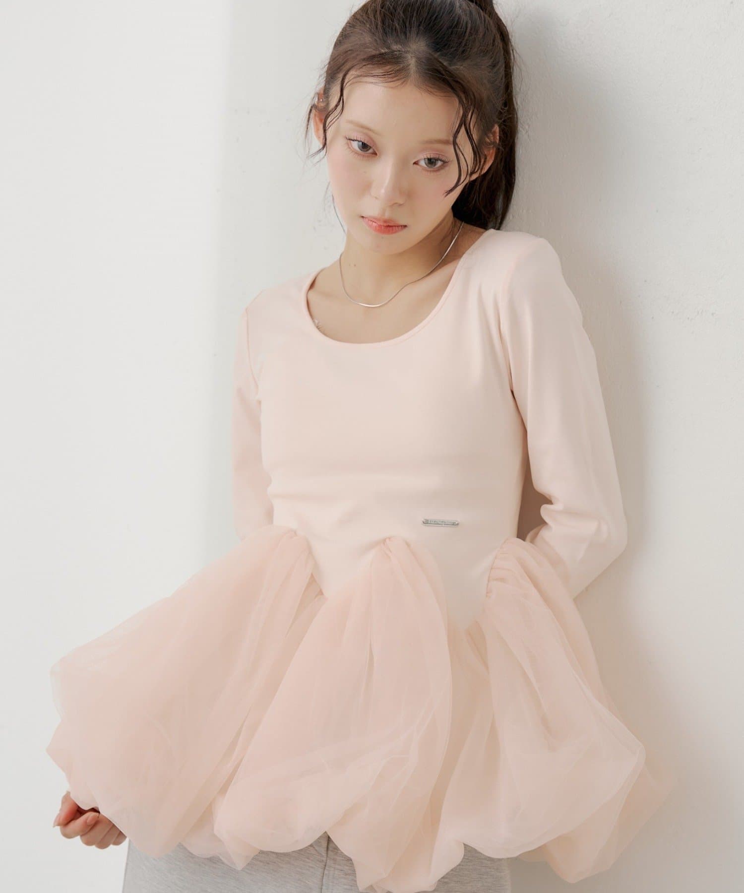 Chico(チコ) お気に入り総選挙開催中【SALON by Chico】チューリップチュールバルーントップス