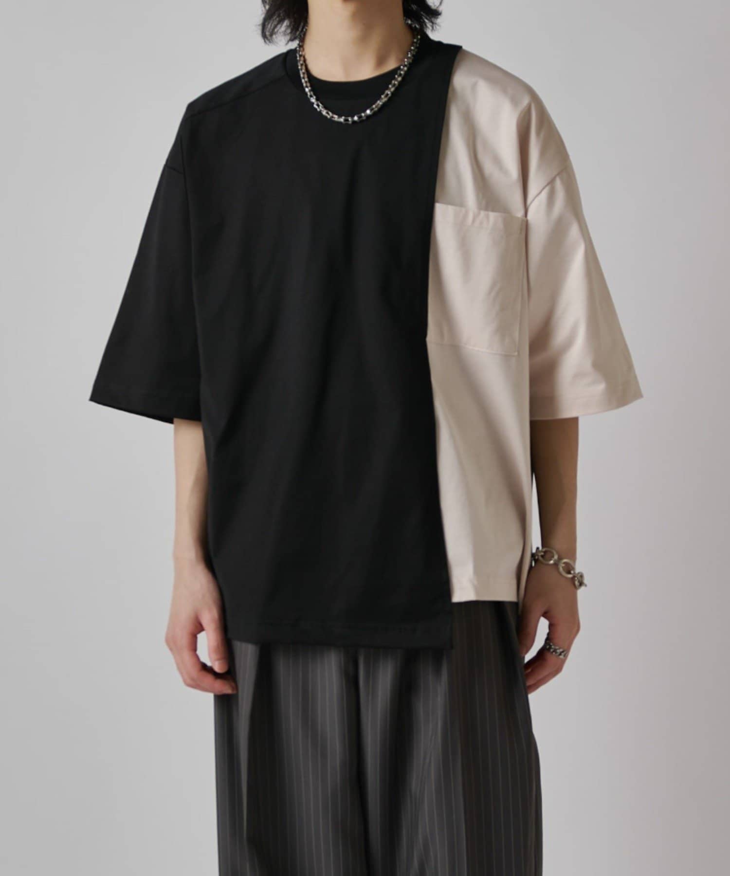 Lui's(ルイス) 【SURJENT】レイヤードデザインオーバーTシャツ