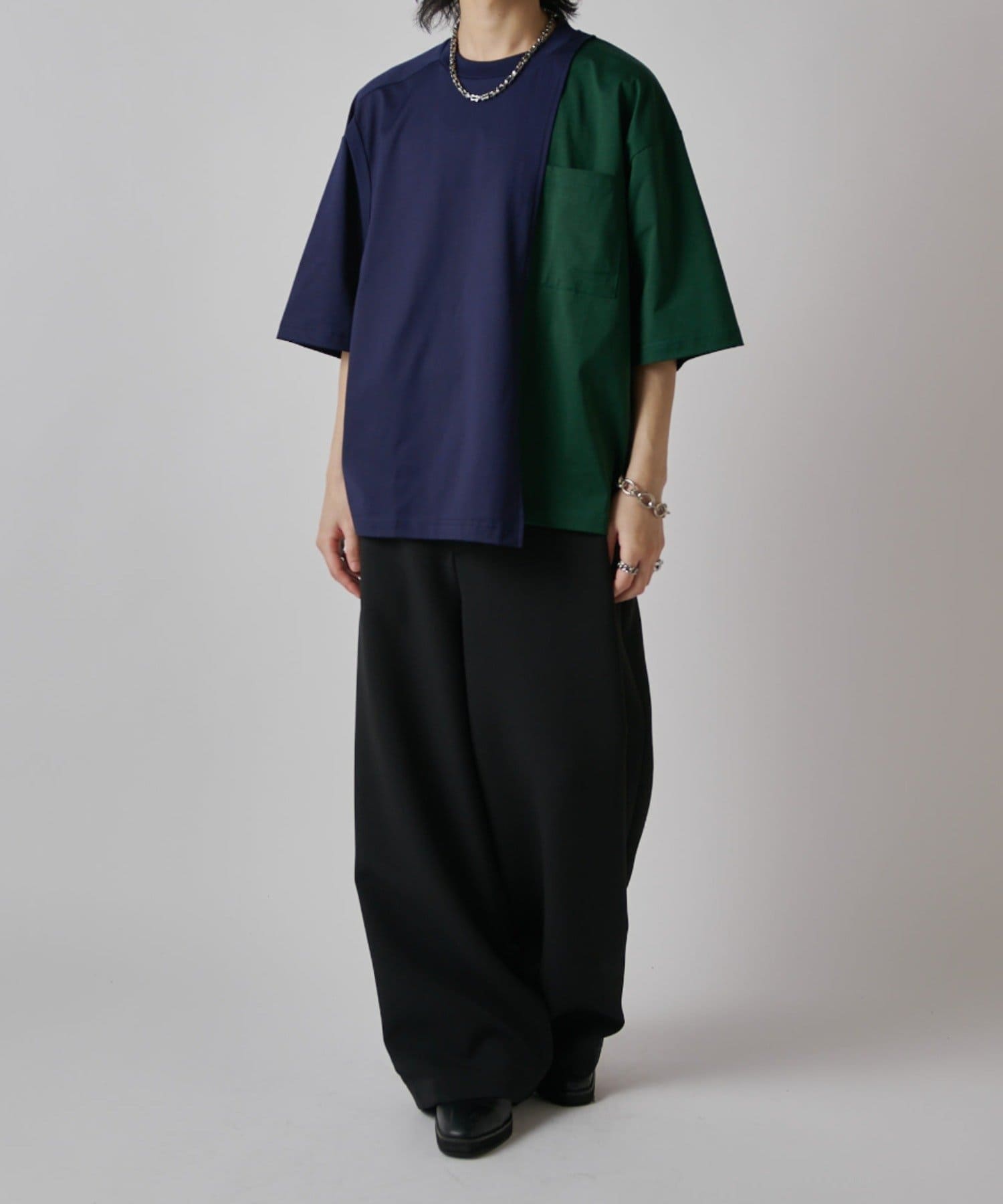 Lui's(ルイス) 【SURJENT】レイヤードデザインオーバーTシャツ