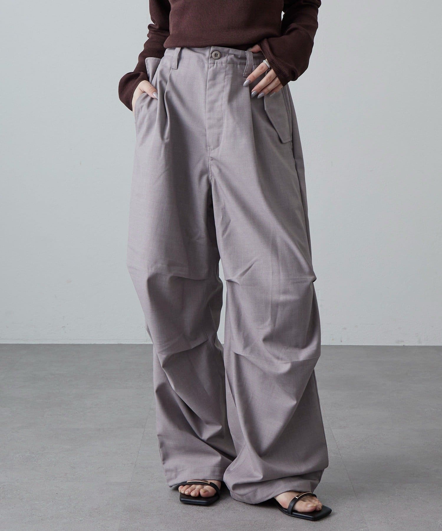 Lui's(ルイス) パラシュートスラックスパンツ