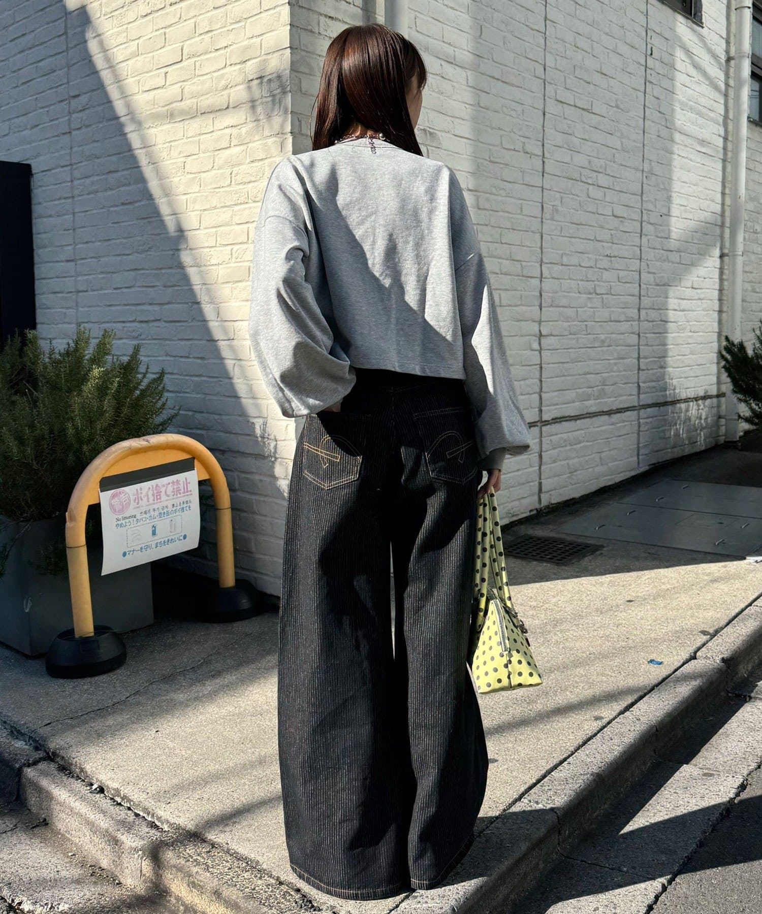 CIAOPANIC(チャオパニック) ハートボタン配色ステッチスウェットカーディガン