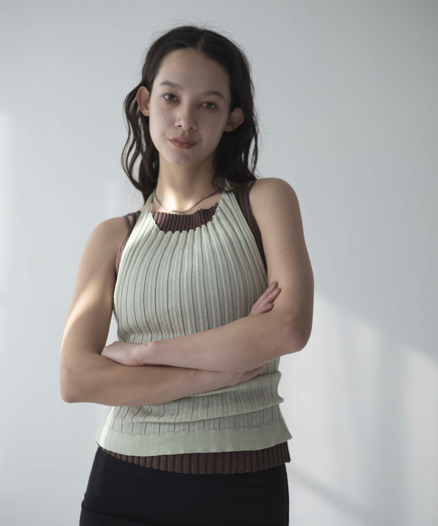 Kastane(カスタネ) 【CINAMOD】 RIB SET CAMI