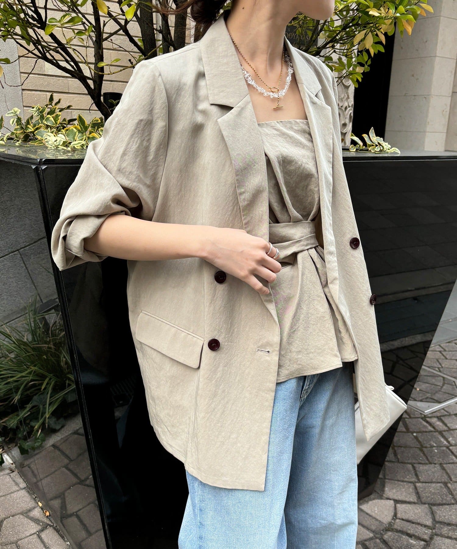 DOUDOU(ドゥドゥ) ダブルジャケット