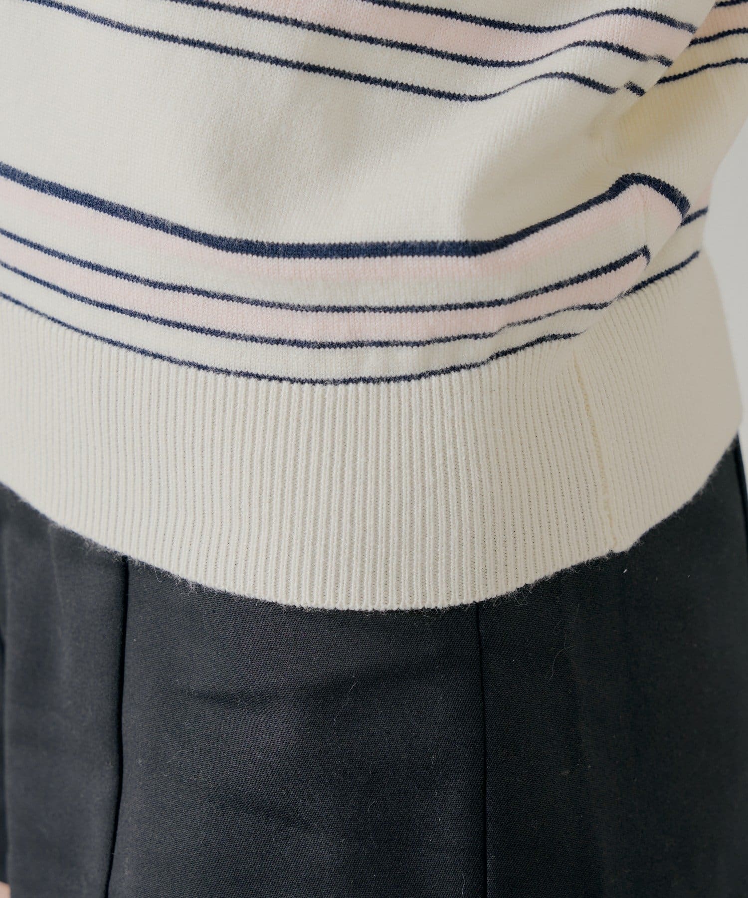 Chico(チコ) ワンショルボーダーニット