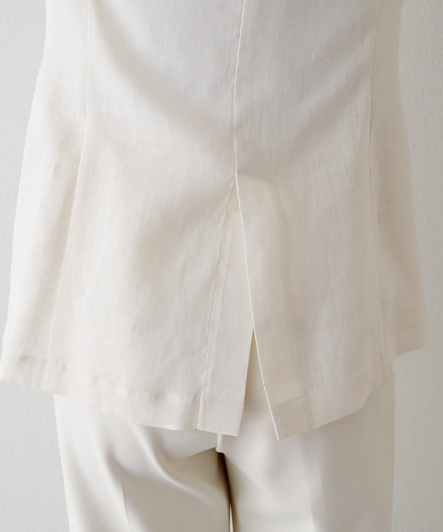 Drawing Numbers(ドローイングナンバーズ) 《パーソナルオーダー限定》パールボタンリネンダブルジャケット