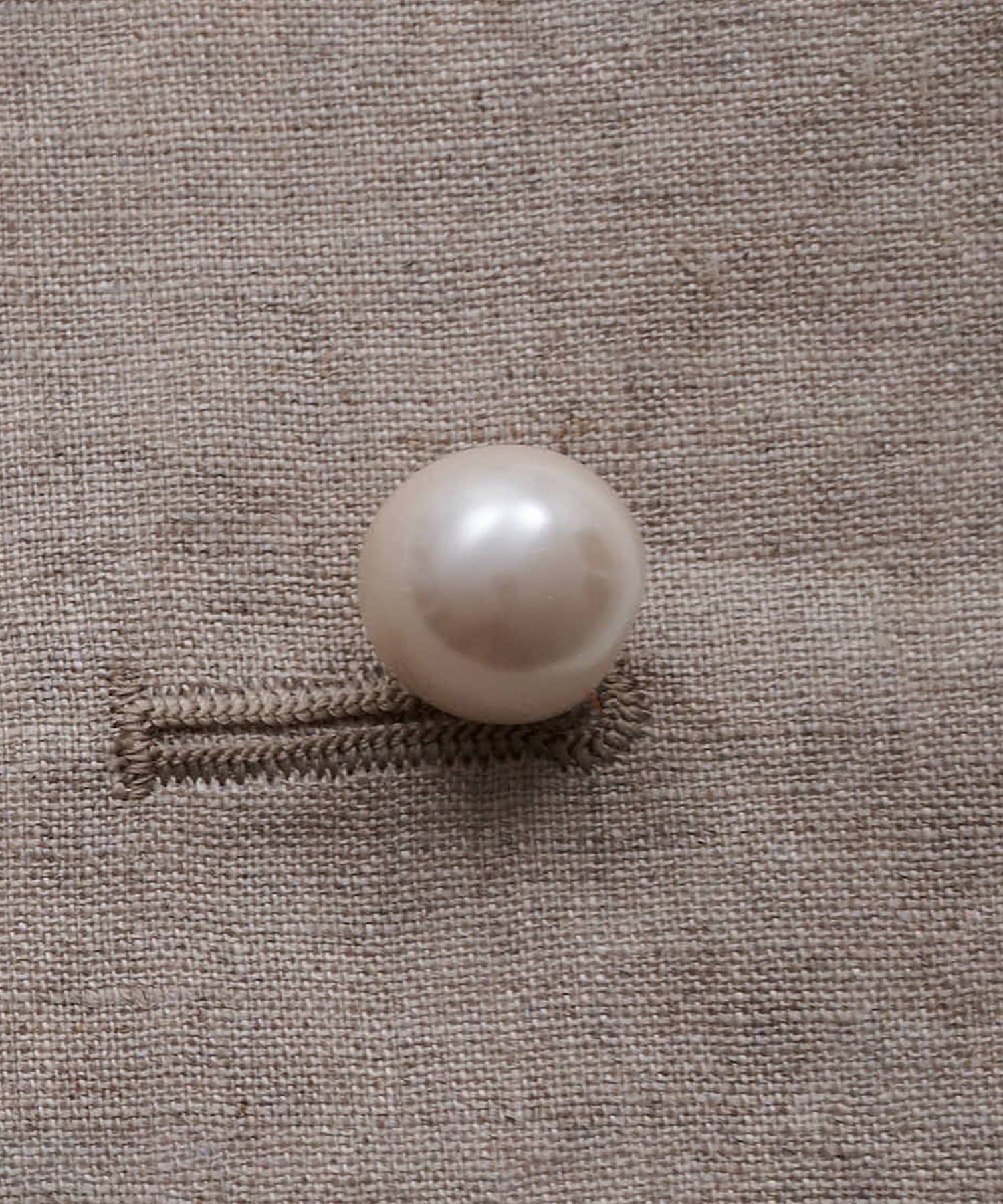 Drawing Numbers(ドローイングナンバーズ) 《パーソナルオーダー限定》パールボタンリネンダブルジャケット