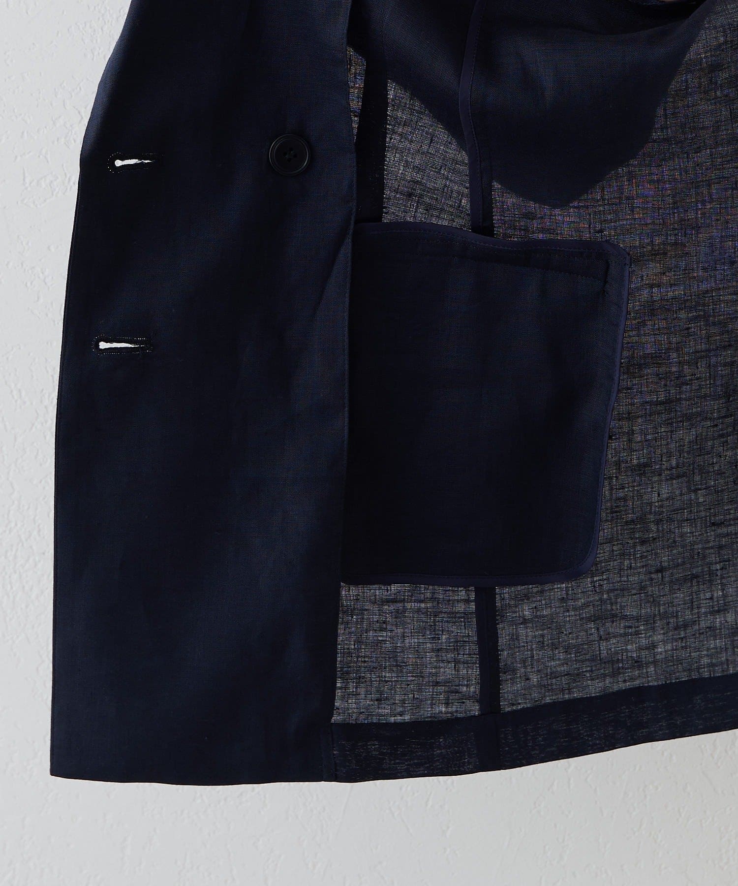 Drawing Numbers(ドローイングナンバーズ) 《パーソナルオーダー限定》ゴールドボタンリネンダブルジャケット