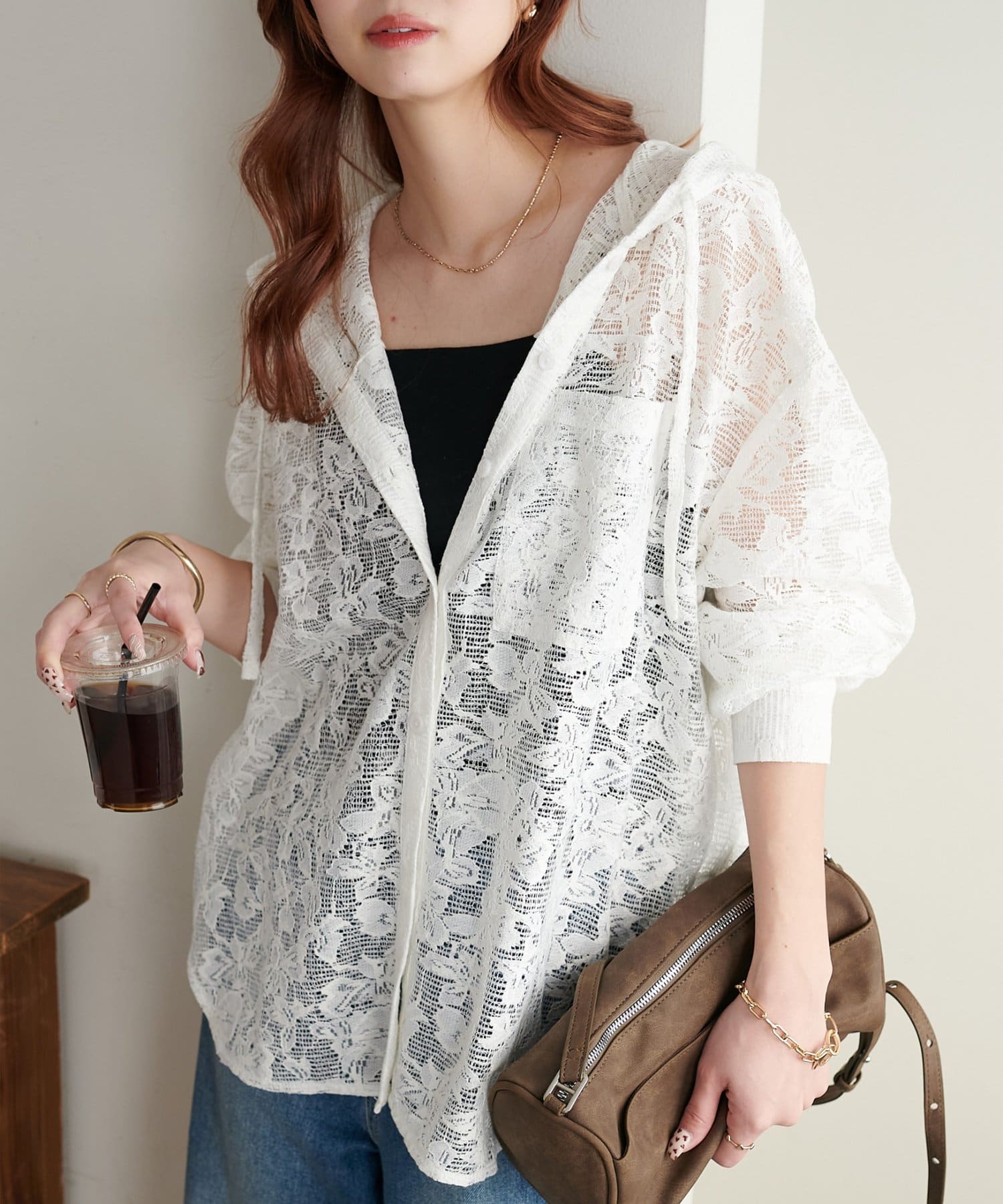 DISCOAT(ディスコート) レースパーカー