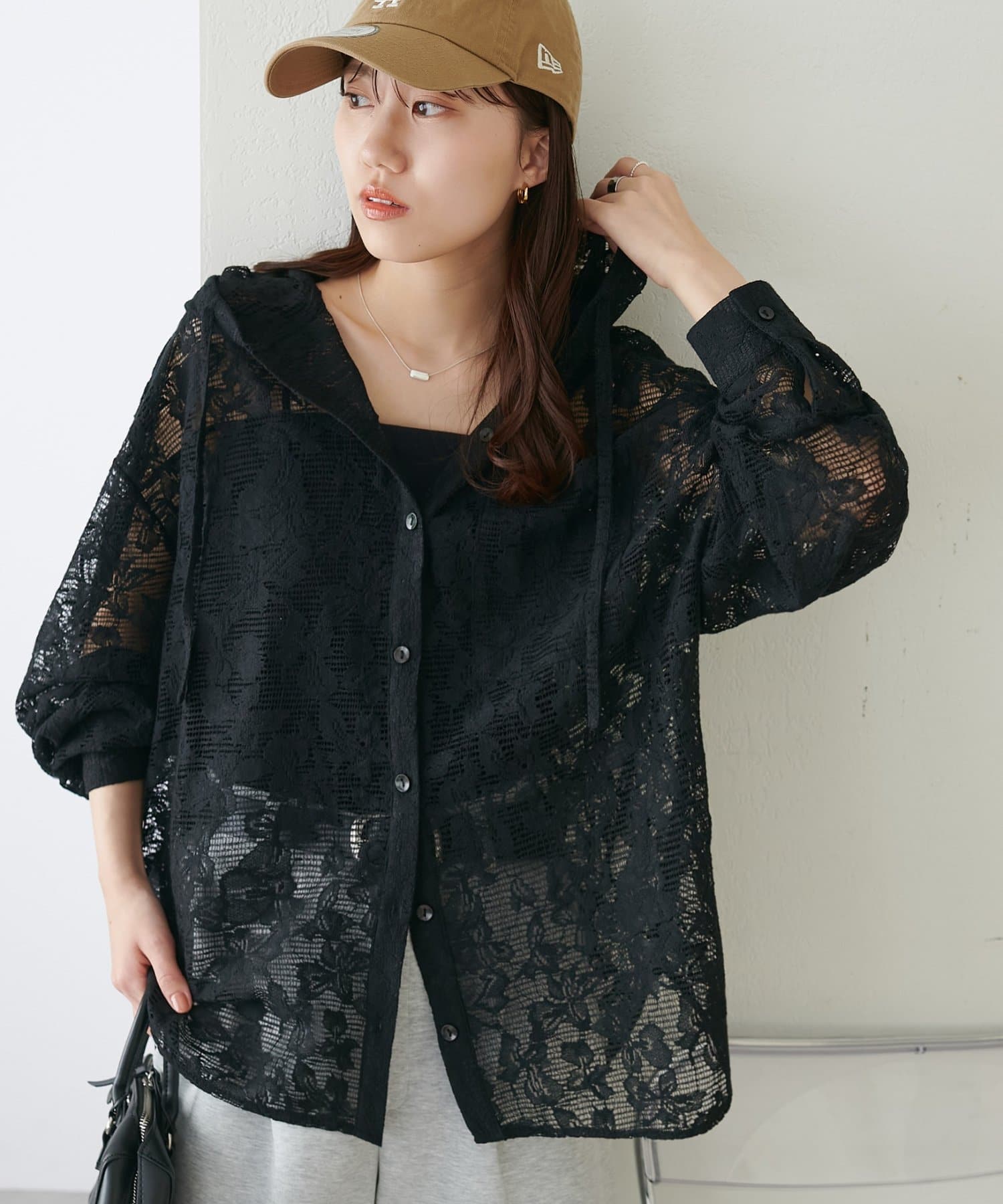 DISCOAT(ディスコート) レースパーカー