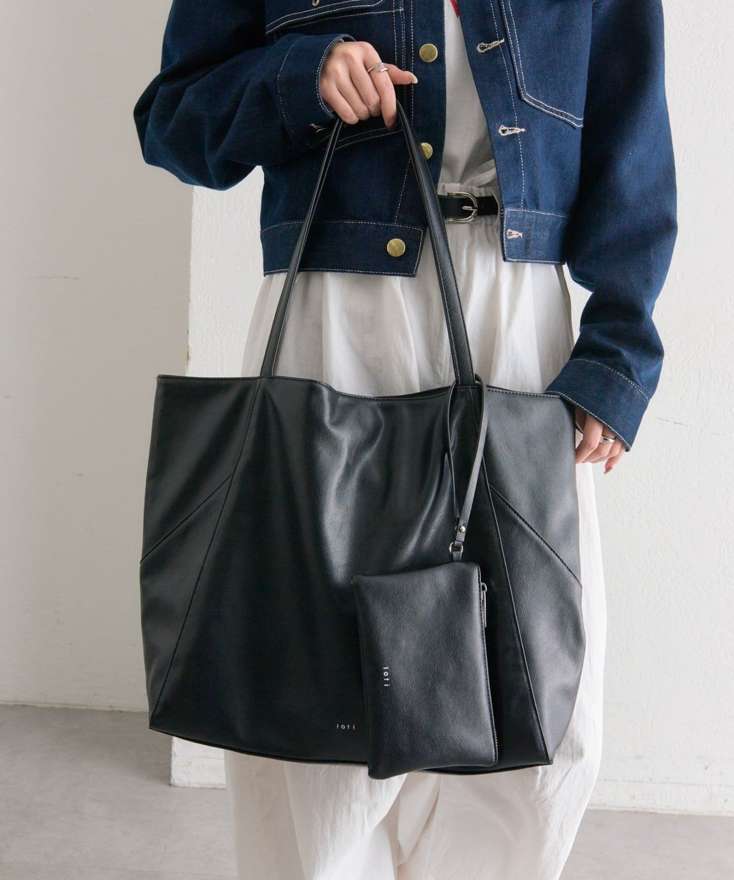 mystic(ミスティック) lotiポーチ付きBIGトート