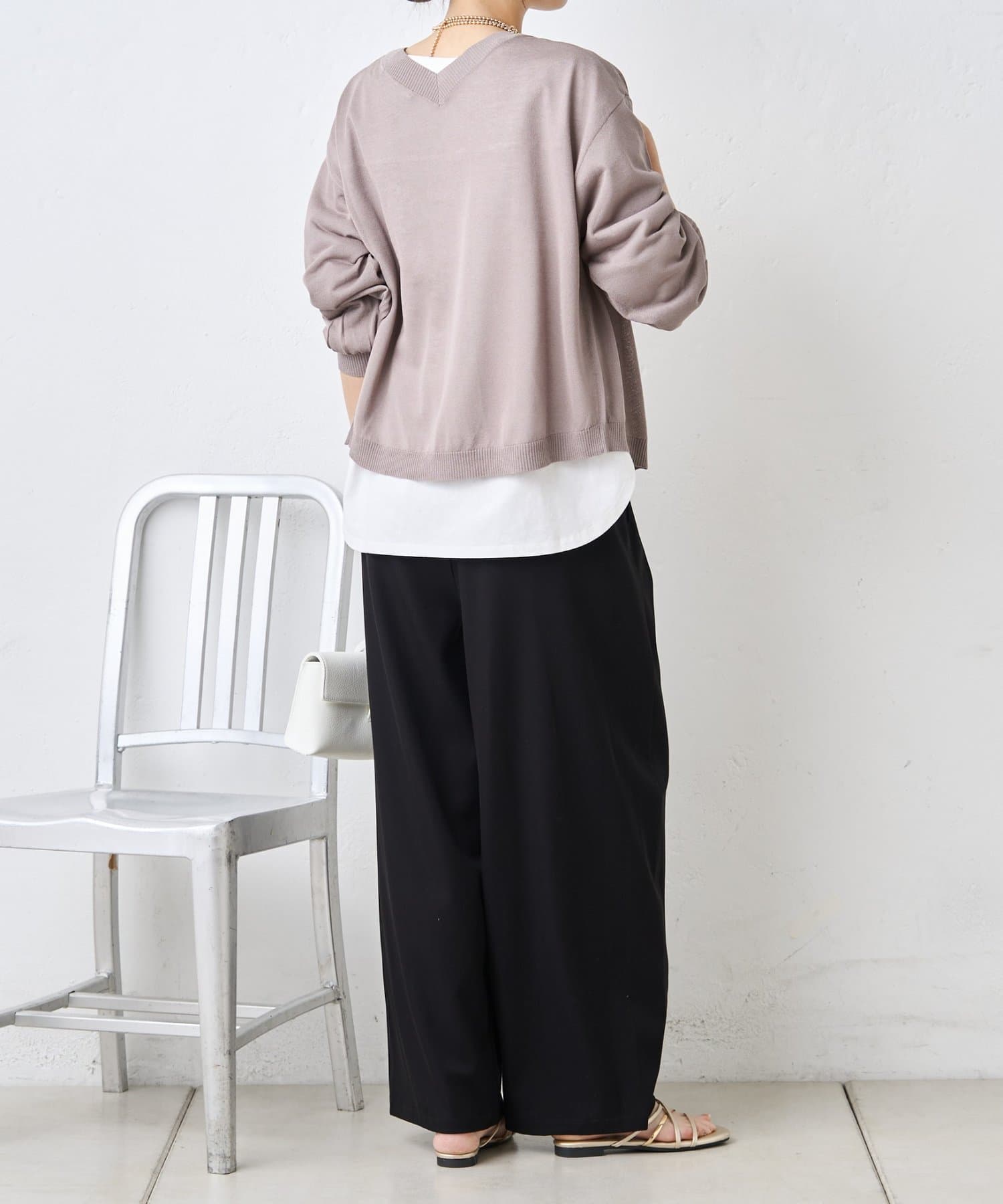 Jena　espace merveilleux(ジェナ　エスパスメルヴェイユ) テンセルカーブラインパンツ