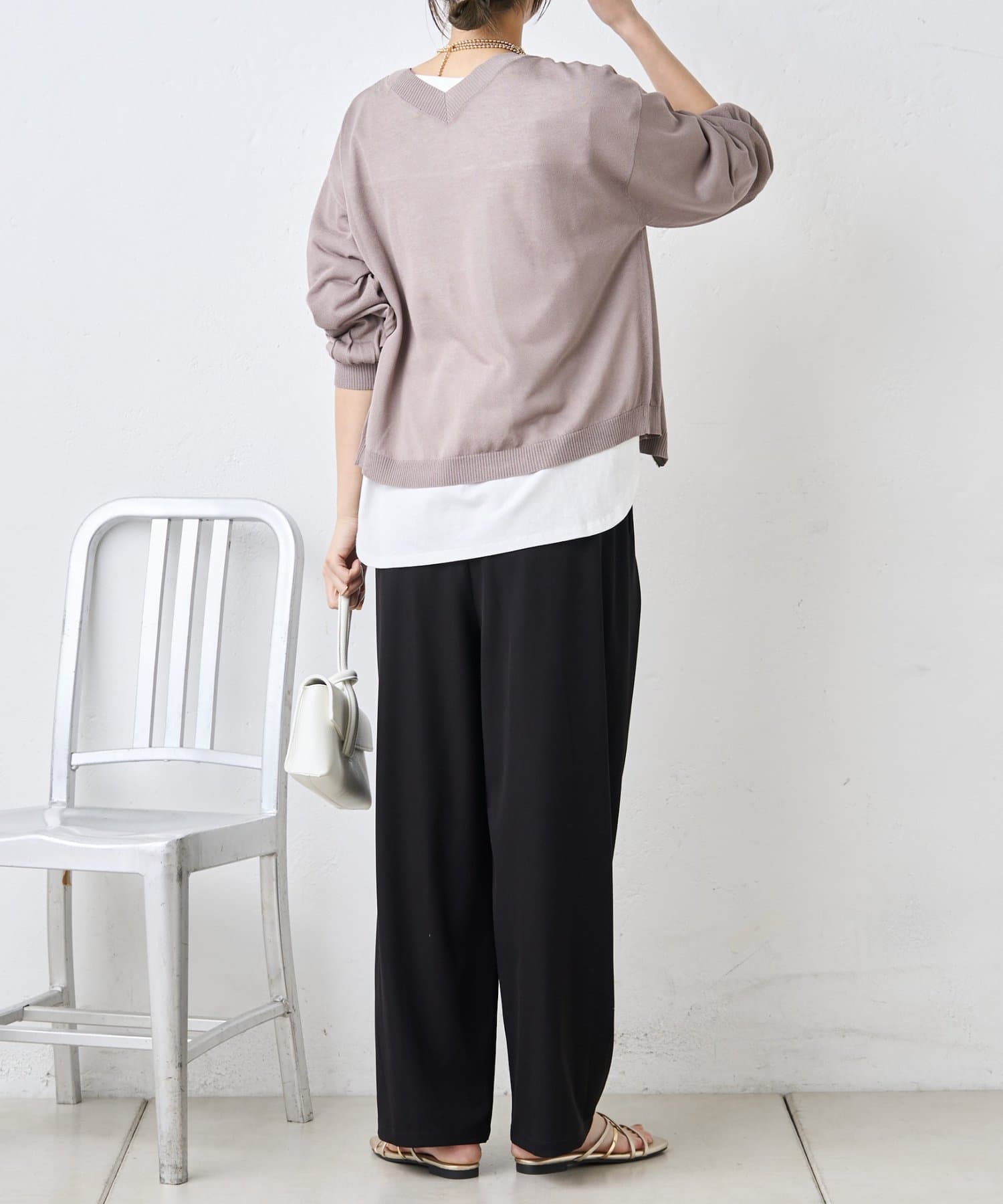 Jena　espace merveilleux(ジェナ　エスパスメルヴェイユ) テンセルカーブラインパンツ