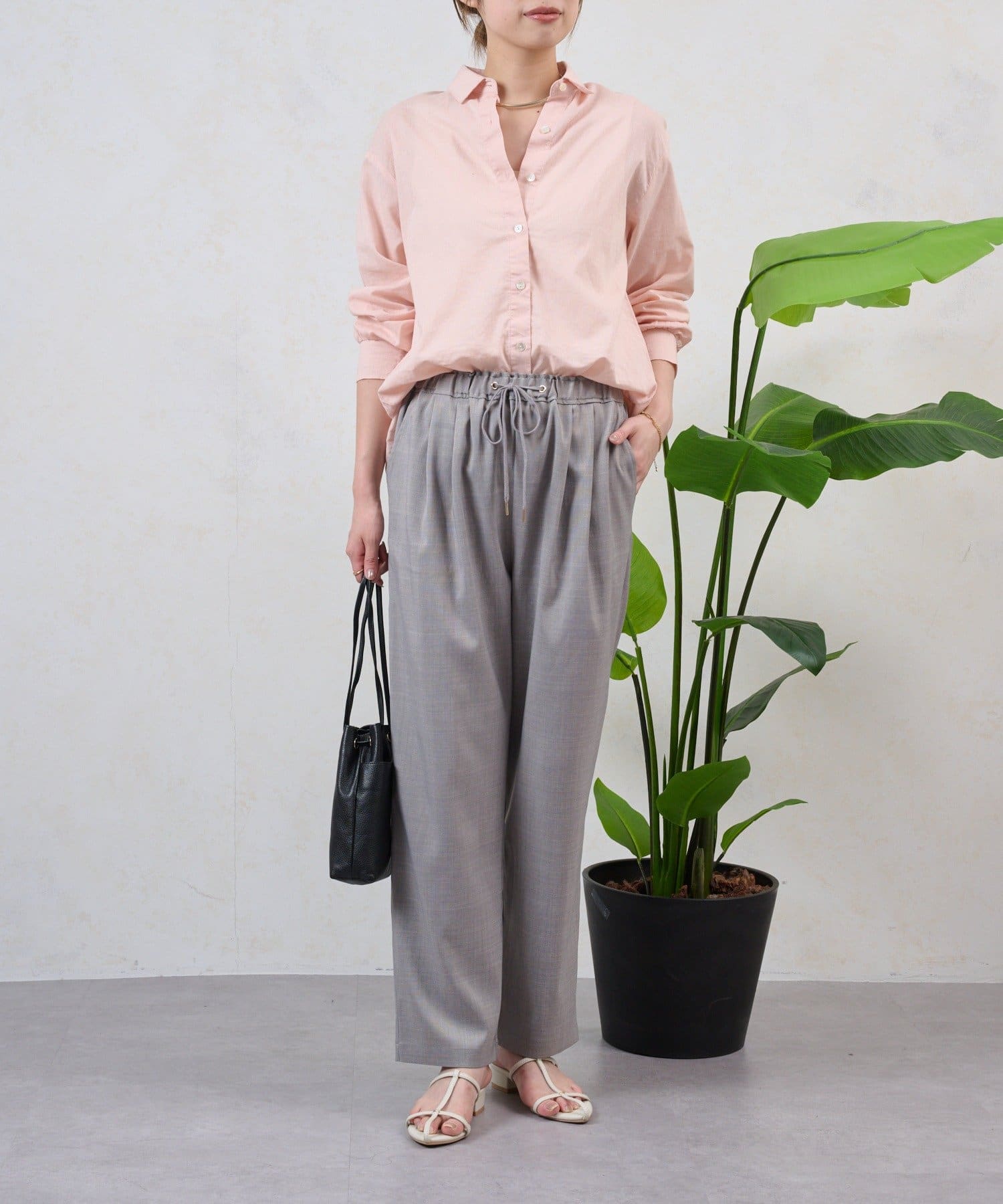 Jena　espace merveilleux(ジェナ　エスパスメルヴェイユ) イージータックテーパードパンツ