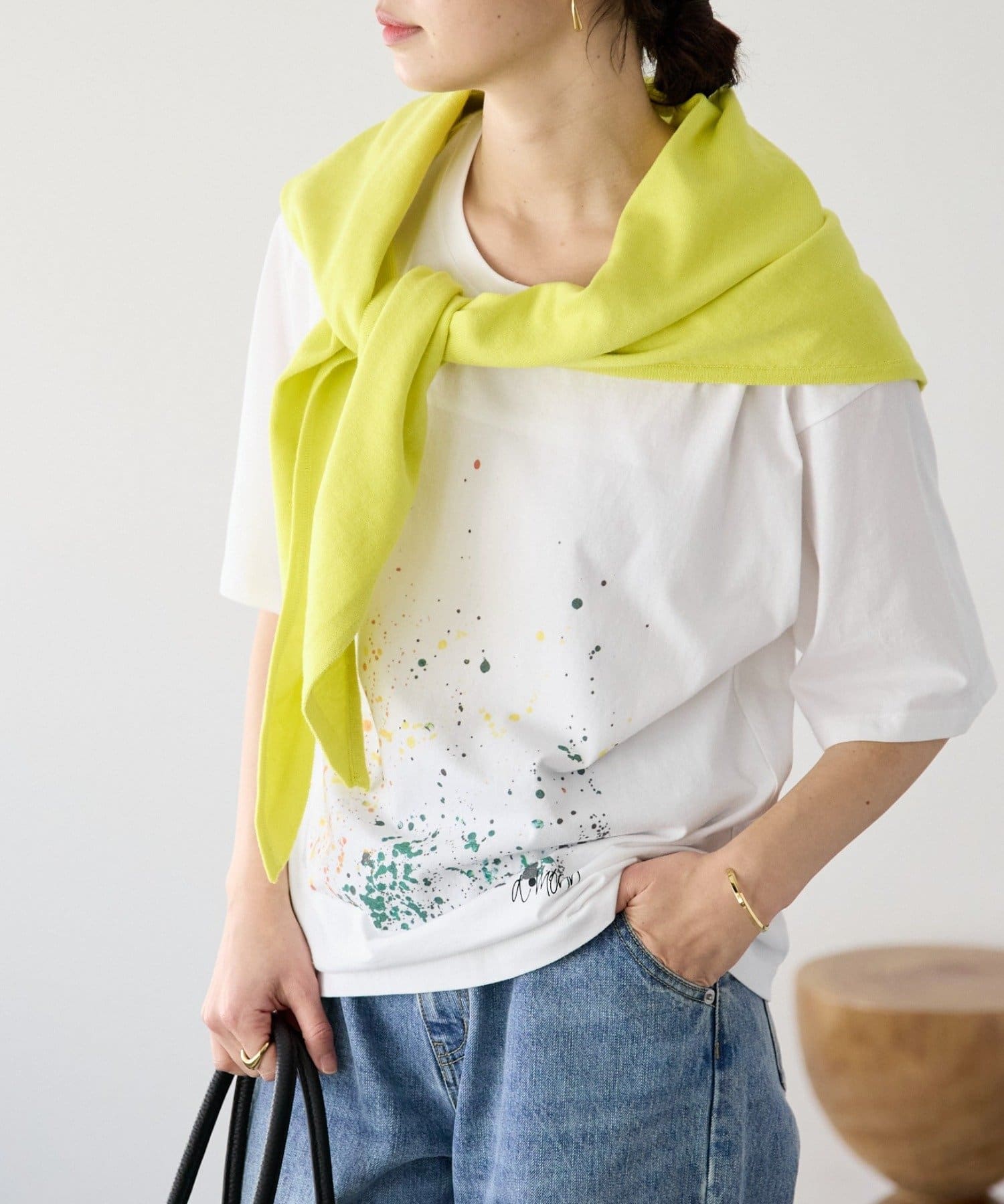 RIVE DROITE(リヴドロワ) 予約【A・MONN(アモン)】color dot Tee