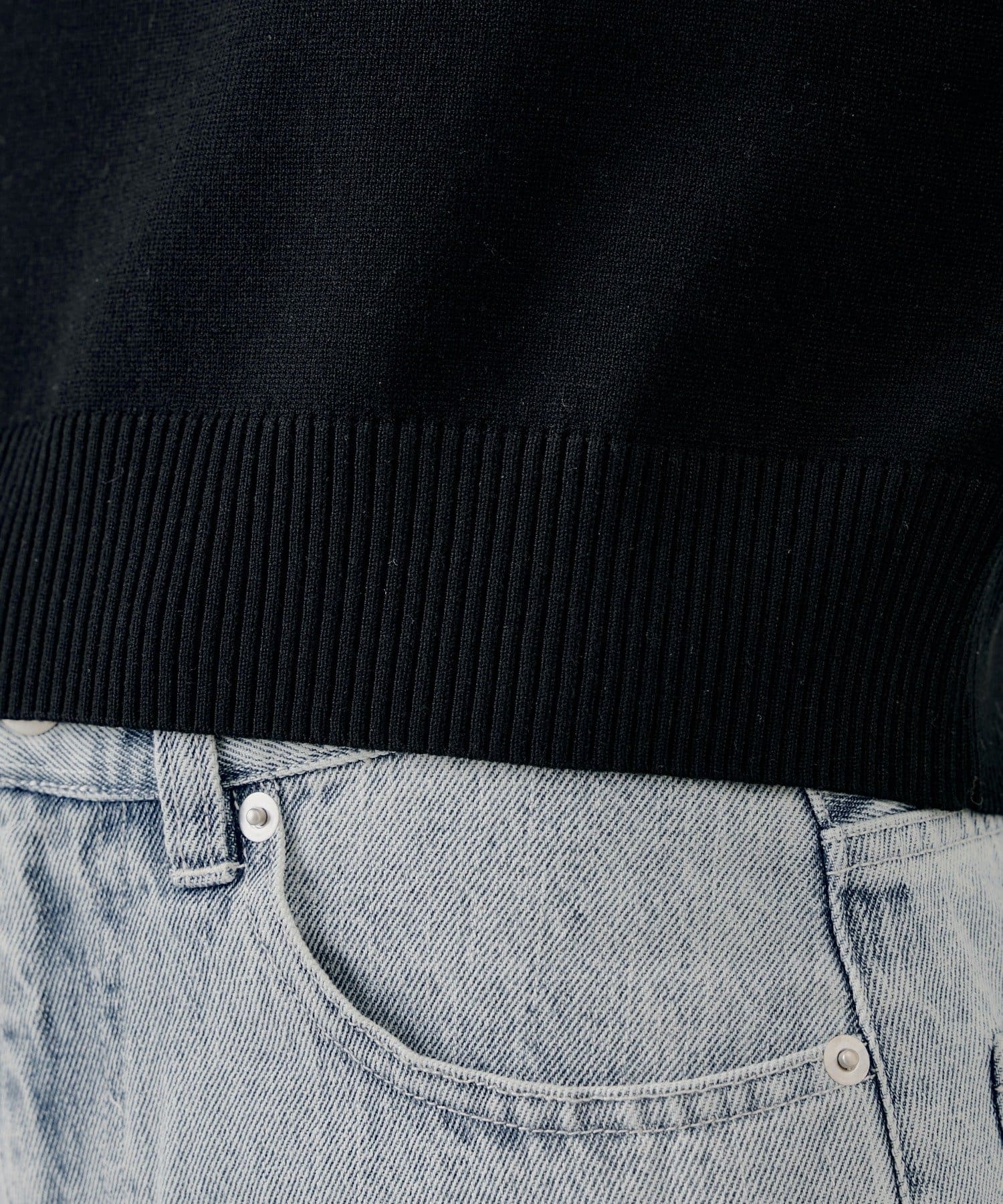 Chico(チコ) シャツレイヤードVネックニット