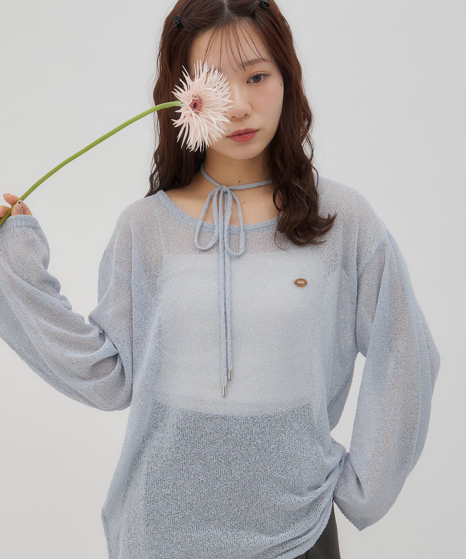 DISCOAT(ディスコート) 【SS先行予約/umm.】チョーカー付きプルオーバー《WEB限定カラーあり》