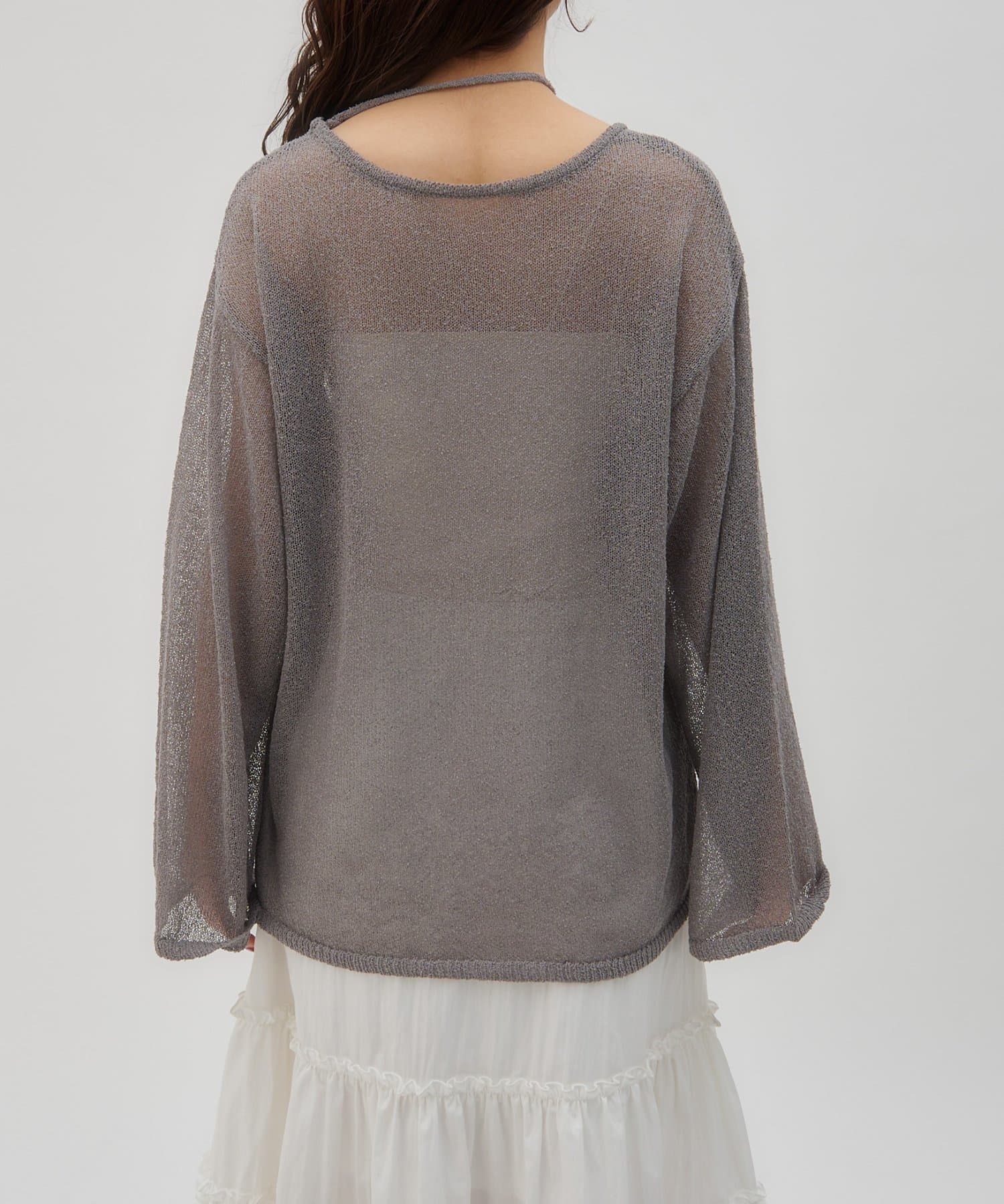 DISCOAT(ディスコート) 【SS先行予約/umm.】チョーカー付きプルオーバー《WEB限定カラーあり》