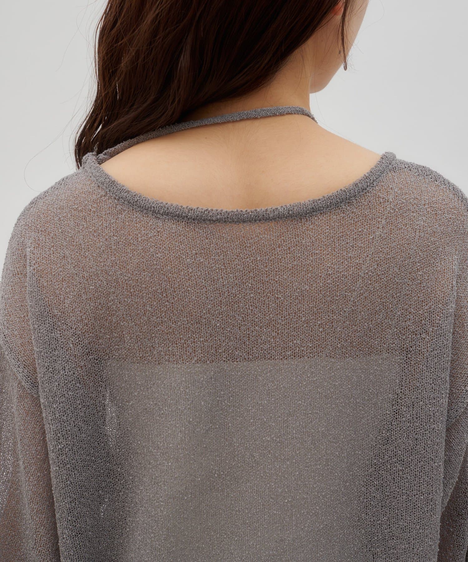 DISCOAT(ディスコート) 【SS先行予約/umm.】チョーカー付きプルオーバー《WEB限定カラーあり》