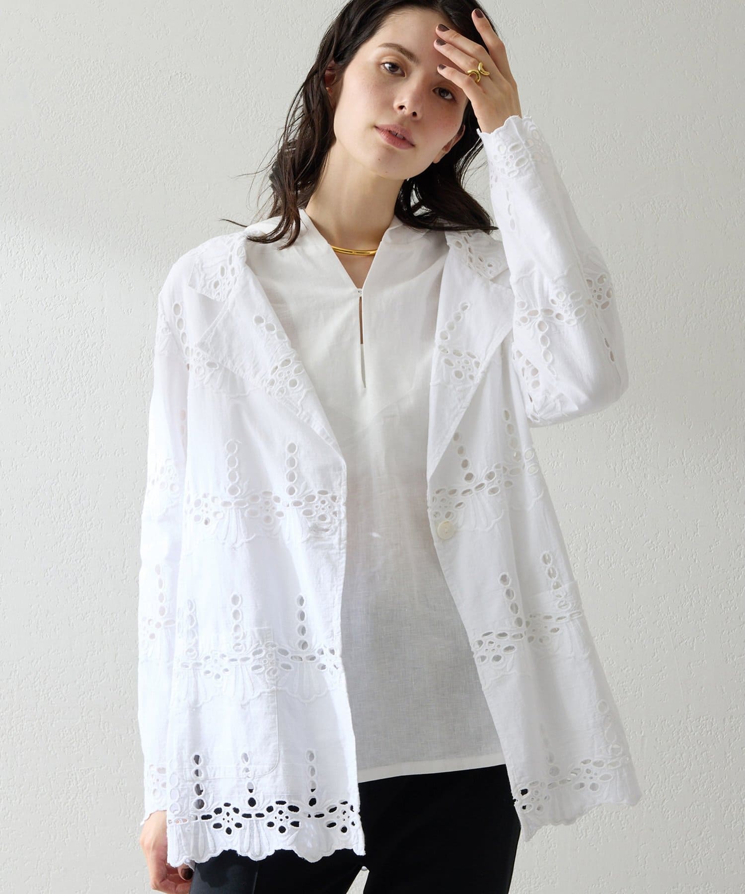 Whim Gazette(ウィム ガゼット) レースジャケット