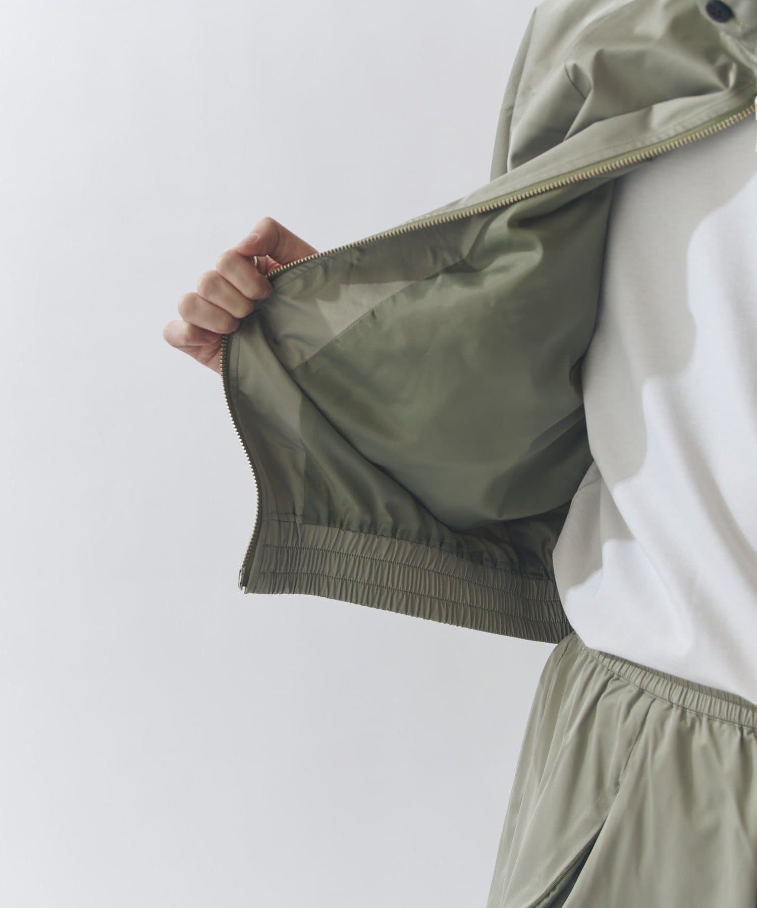 Lui's(ルイス) シルク混ソフトタッチブルゾン