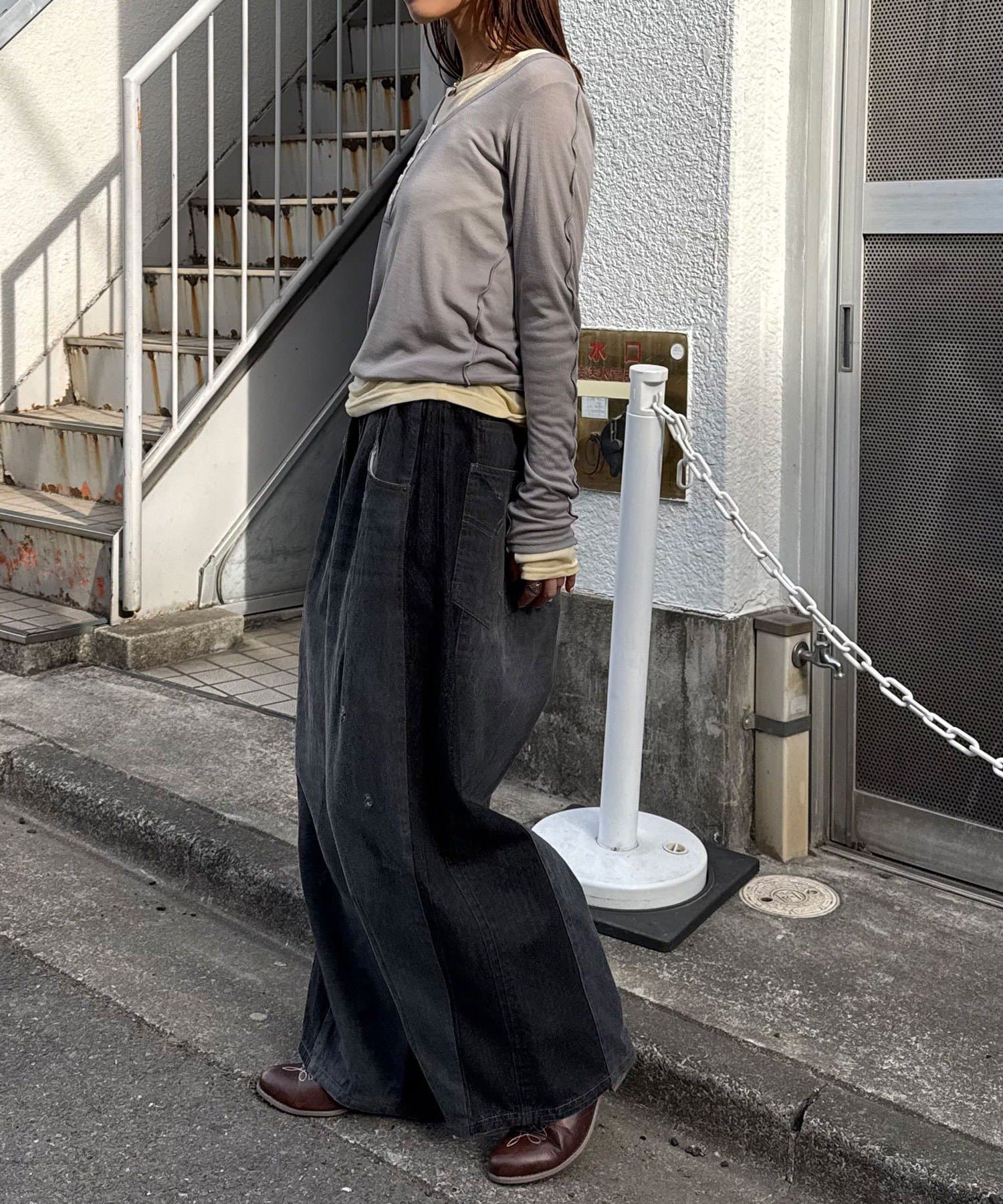 CIAOPANIC(チャオパニック) 2点SETストレッチシアーレイヤードトップス