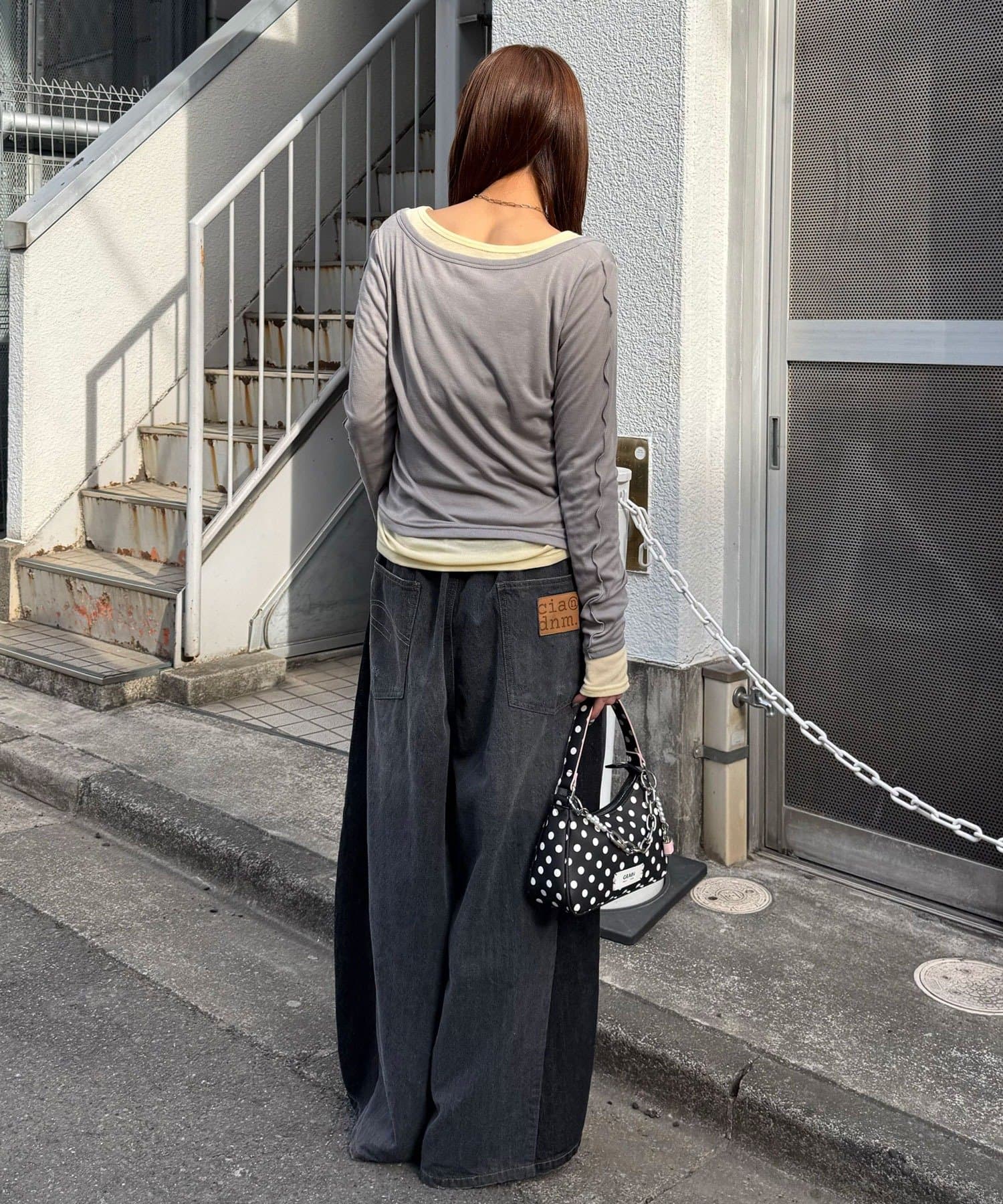 CIAOPANIC(チャオパニック) 2点SETストレッチシアーレイヤードトップス