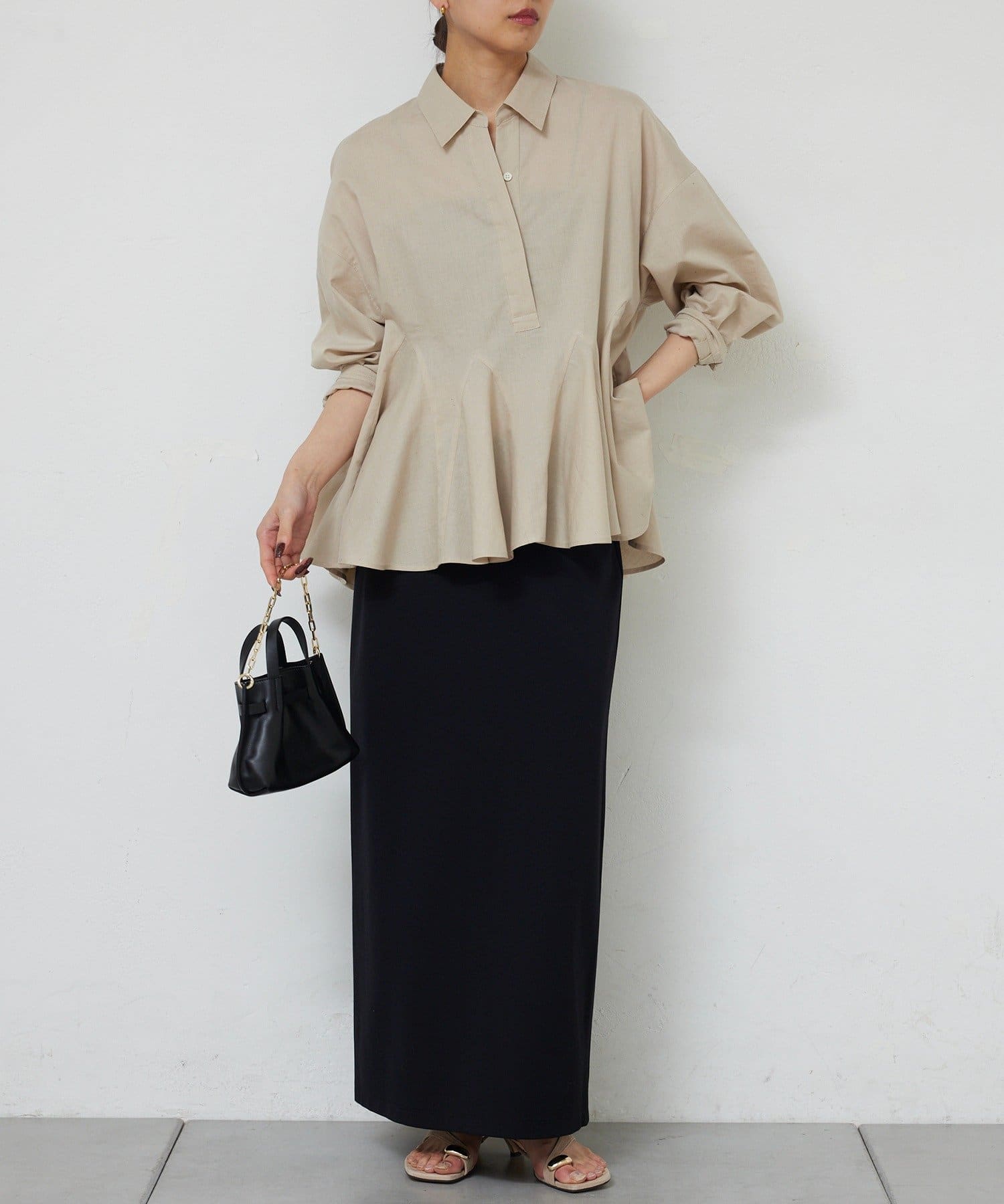 GALLARDAGALANTE(ガリャルダガランテ) 【1/15(木)10:30~予約開始】【1枚で様見え】フレアブラウス