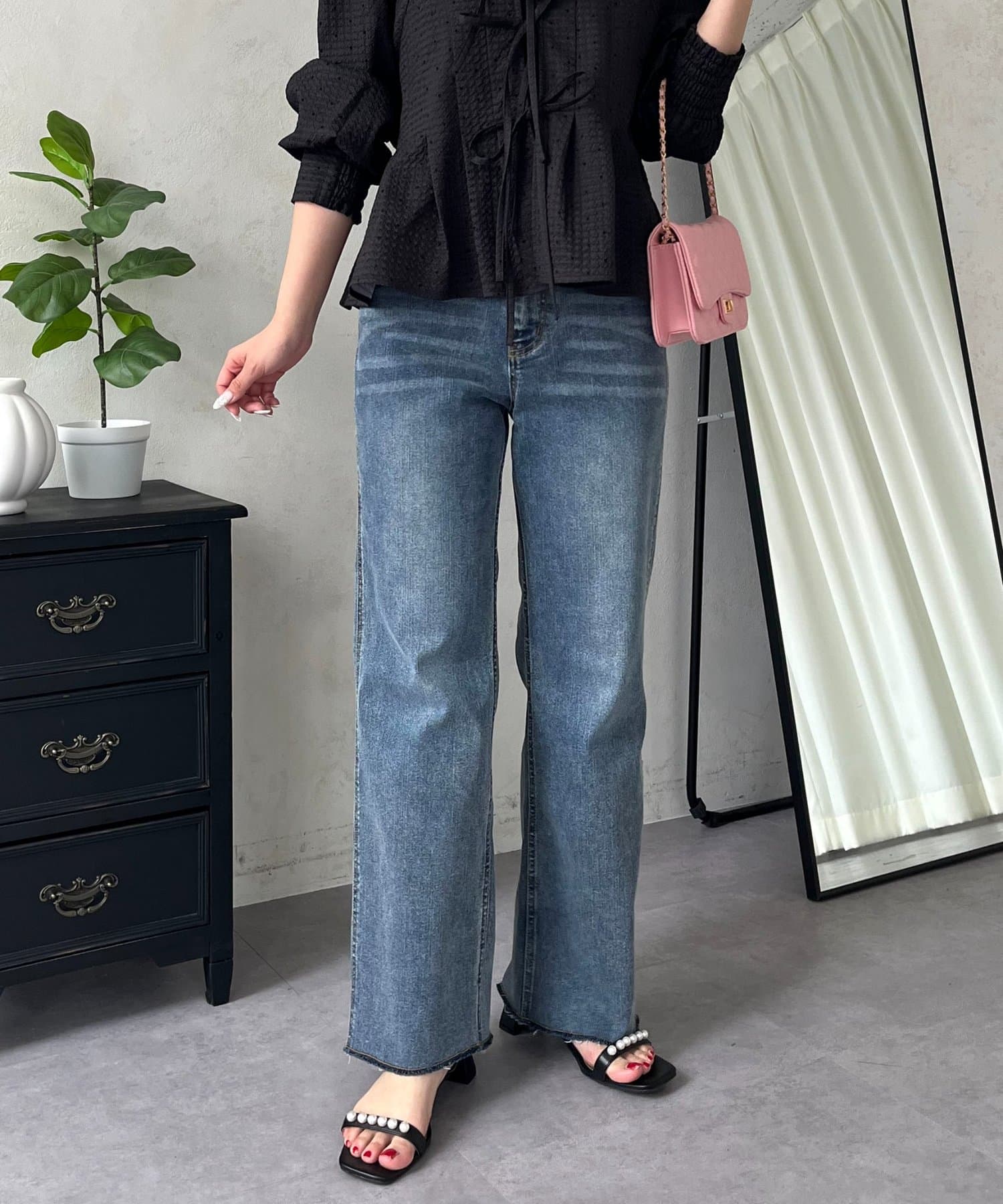 prose verse(プロズヴェール) ストレッチスリムストレートデニム