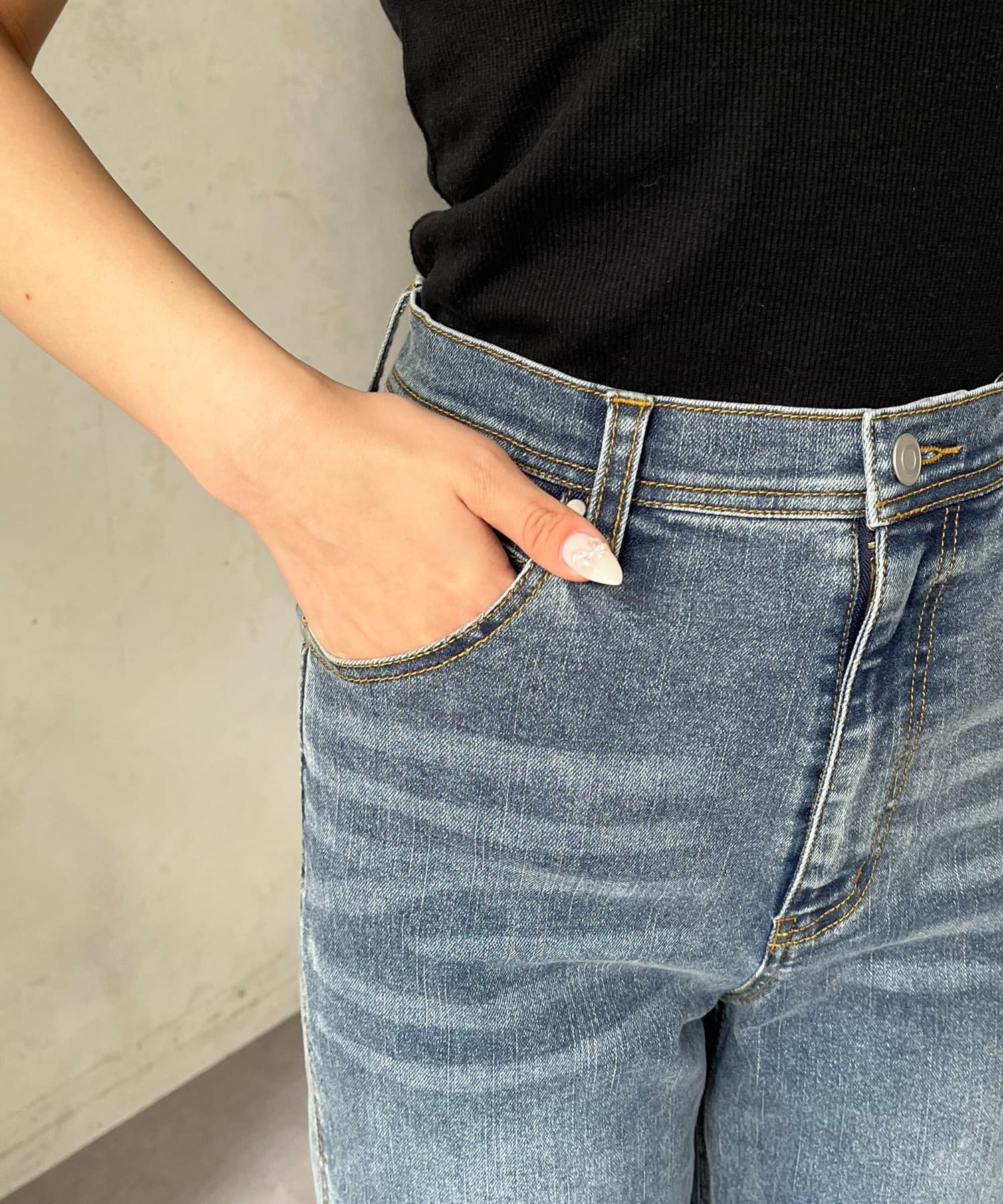 prose verse(プロズヴェール) ストレッチスリムストレートデニム