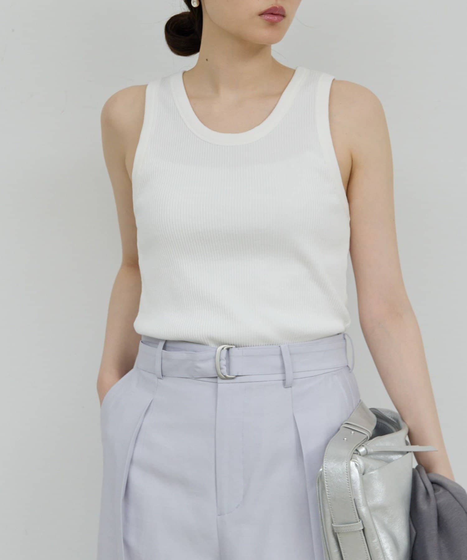 GALLARDAGALANTE(ガリャルダガランテ) リブタンクトップ