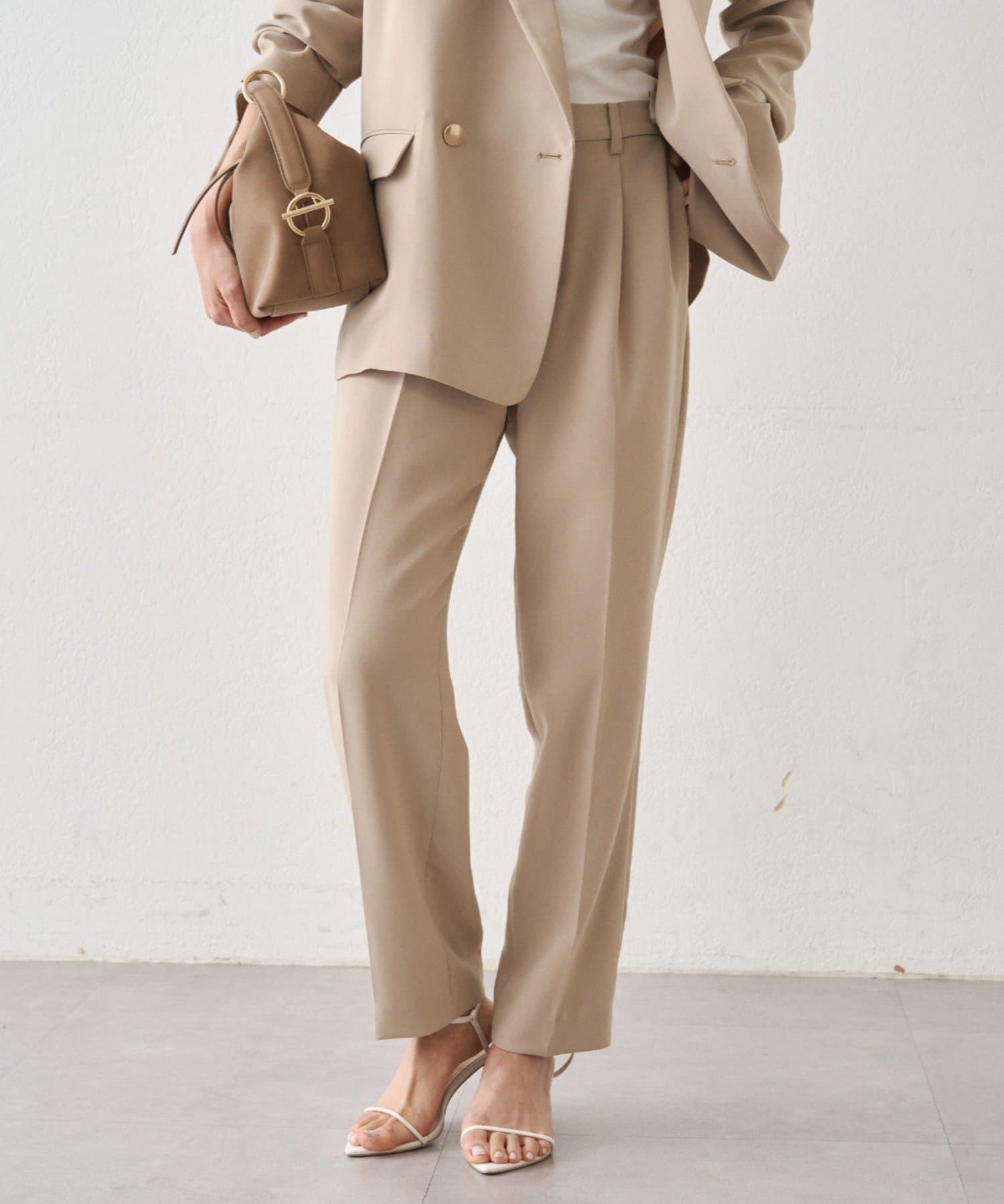 LOUNGEDRESS(ラウンジドレス) ダブルクロステーパードパンツ