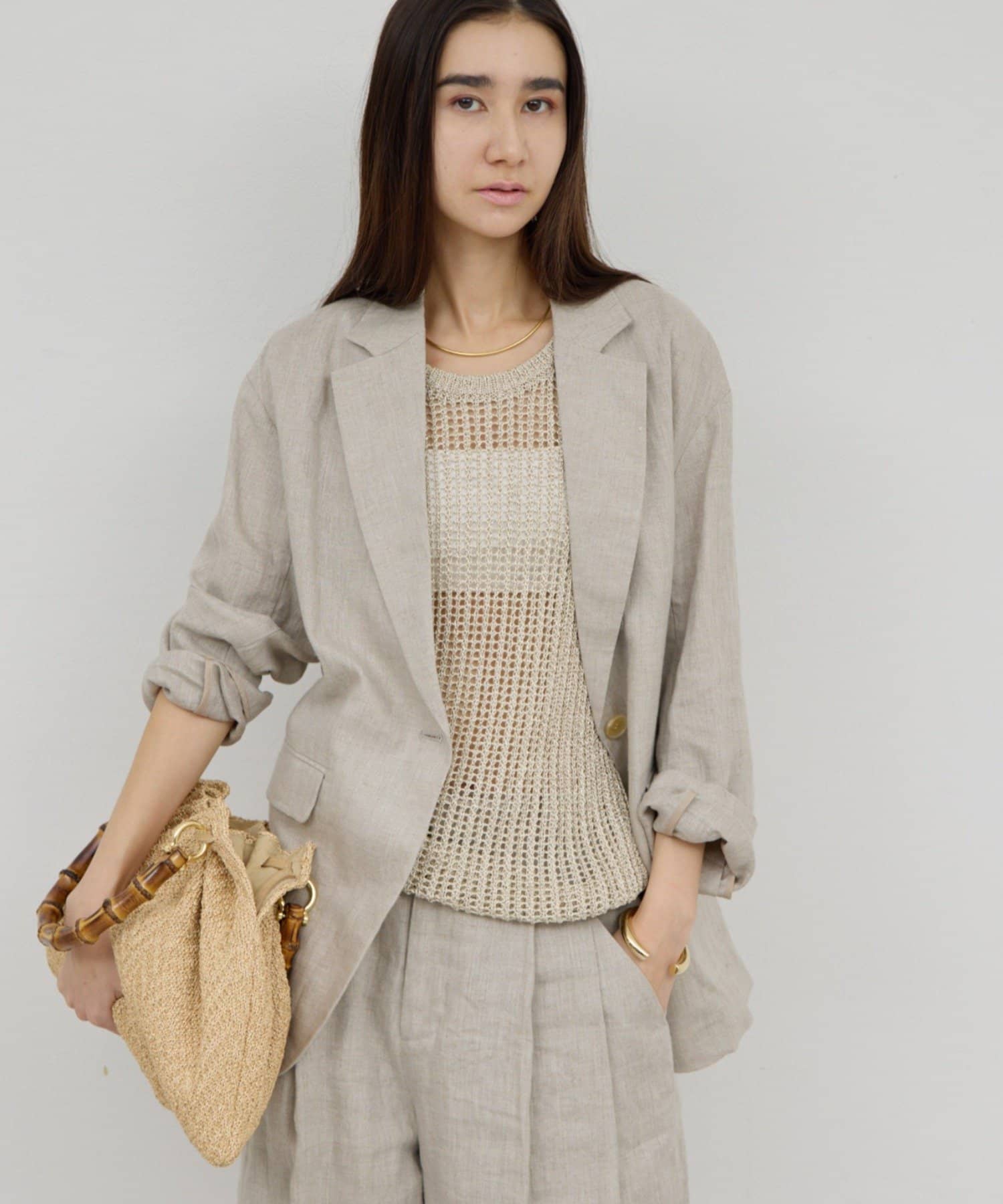 GALLARDAGALANTE(ガリャルダガランテ) 【セットアップ対応】リネンジャケット