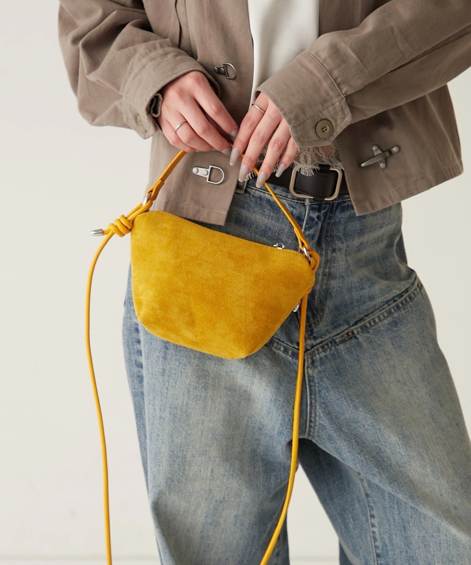 WHO’S WHO gallery(フーズフーギャラリー) 【WEB限定】２WAYスウェードバッグ