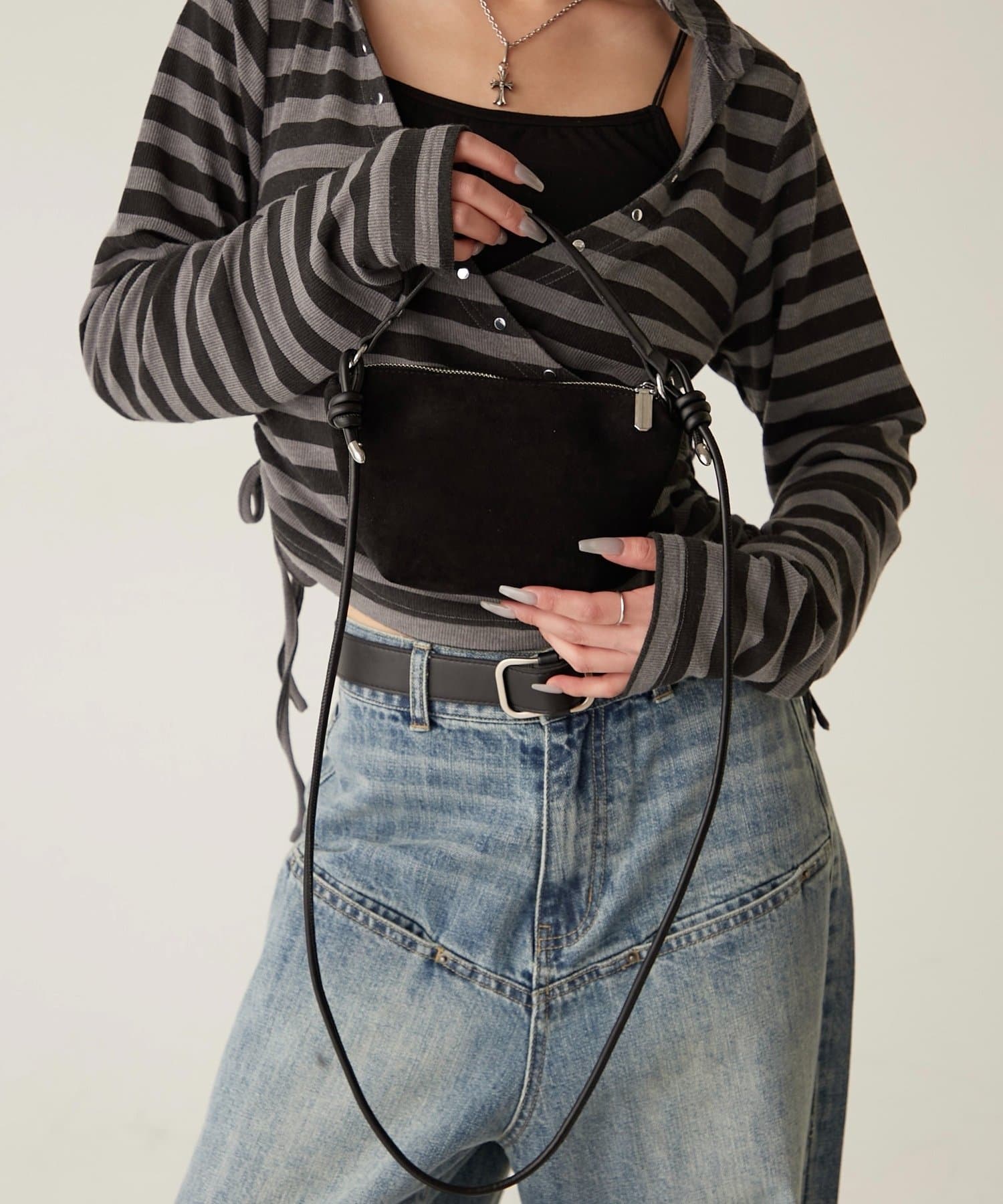 WHO’S WHO gallery(フーズフーギャラリー) 【WEB限定】２WAYスウェードバッグ