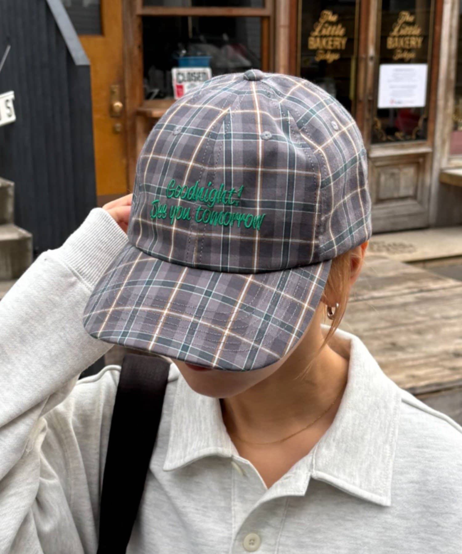 CIAOPANIC TYPY(チャオパニックティピー) ≪26SS展示会アイテム≫【UNISEX】チェック柄ロゴキャップ