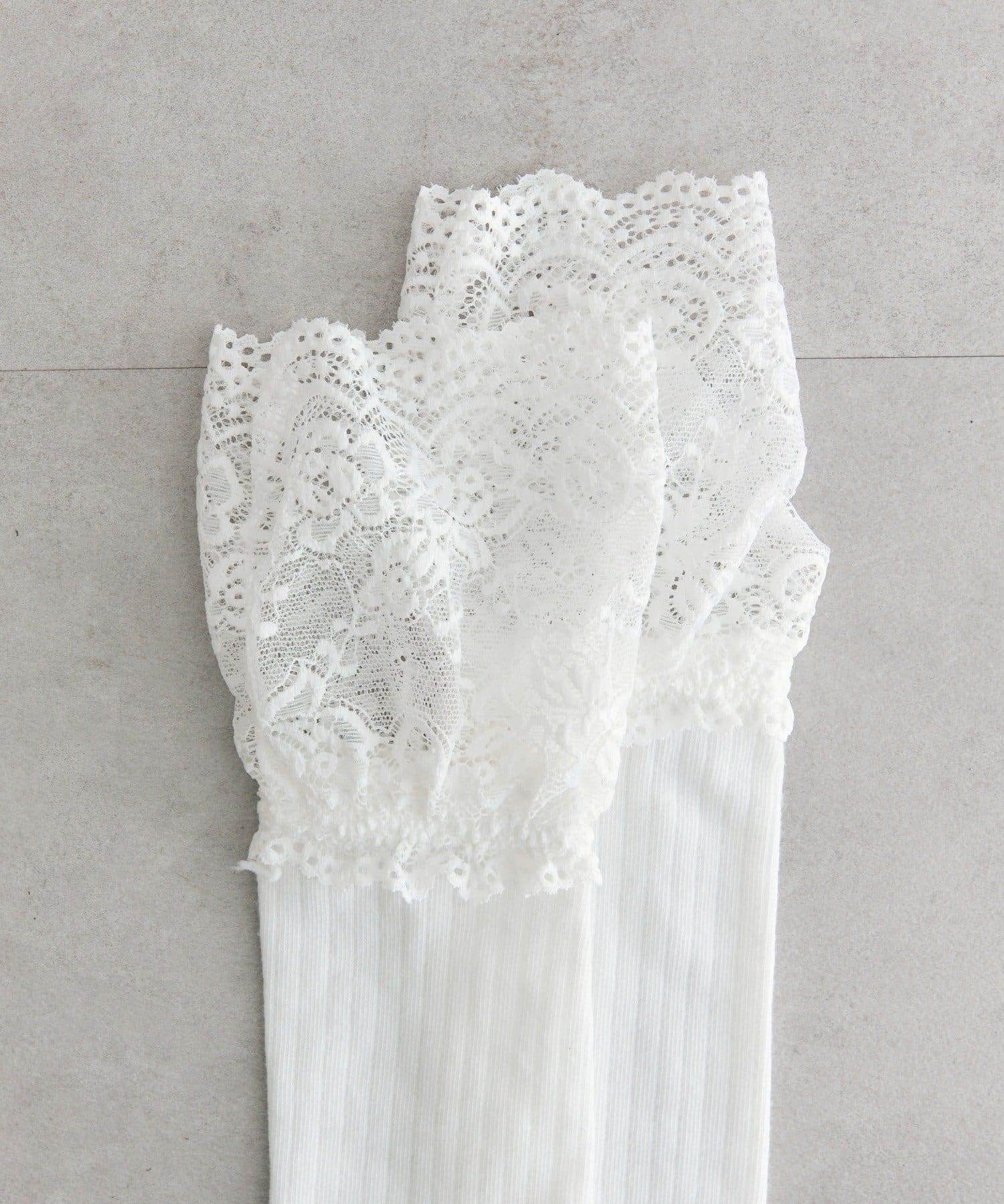 mystic(ミスティック) レースレイヤードソックス