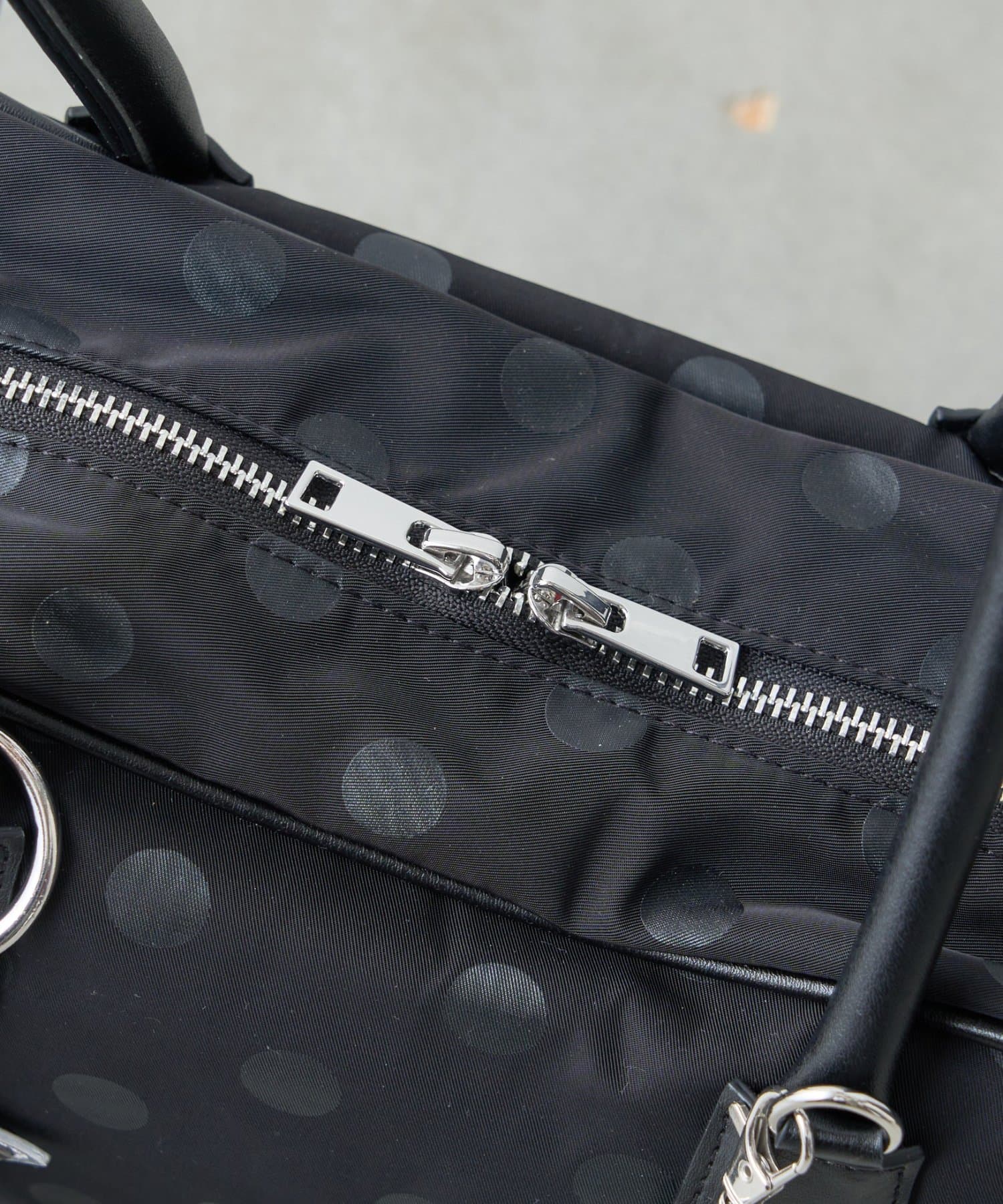 CIAOPANIC TYPY(チャオパニックティピー) 【UNISEX】星チャーム付きアソート柄ボストンBAG