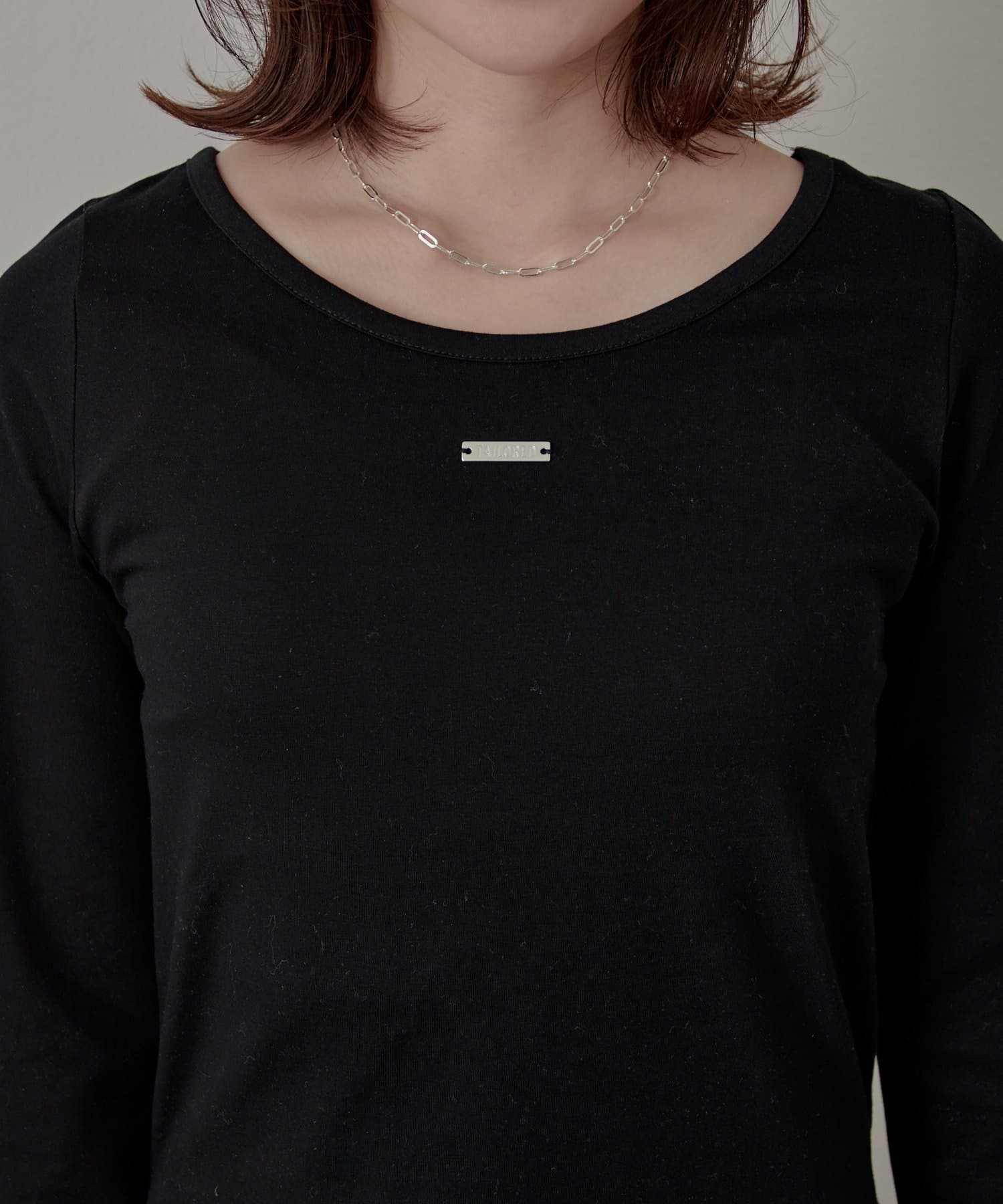 mline(エムライン) [mline]プレート ラウンドＴシャツ