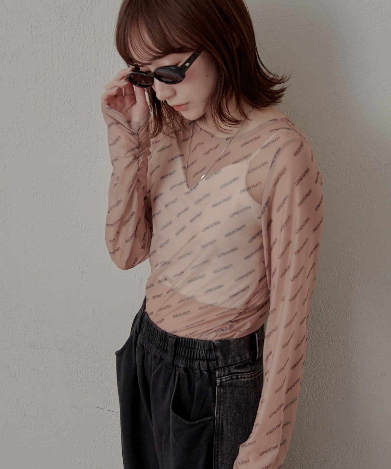 mline(エムライン) [mline]タトゥーチュール トップス