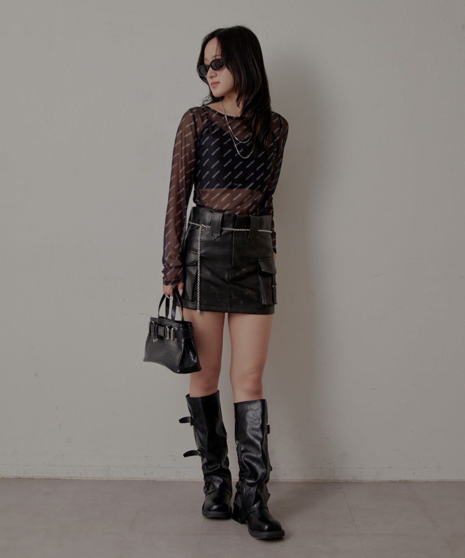 mline(エムライン) [mline]タトゥーチュール トップス