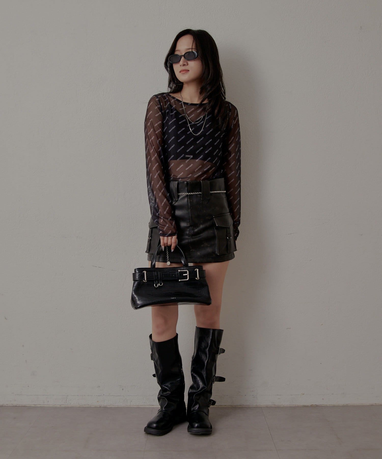 mline(エムライン) [mline]タトゥーチュール トップス