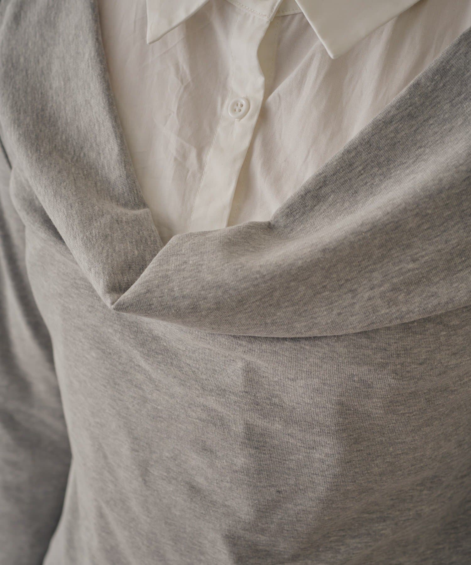 mline(エムライン) [mline]シャツレイヤード ロンT