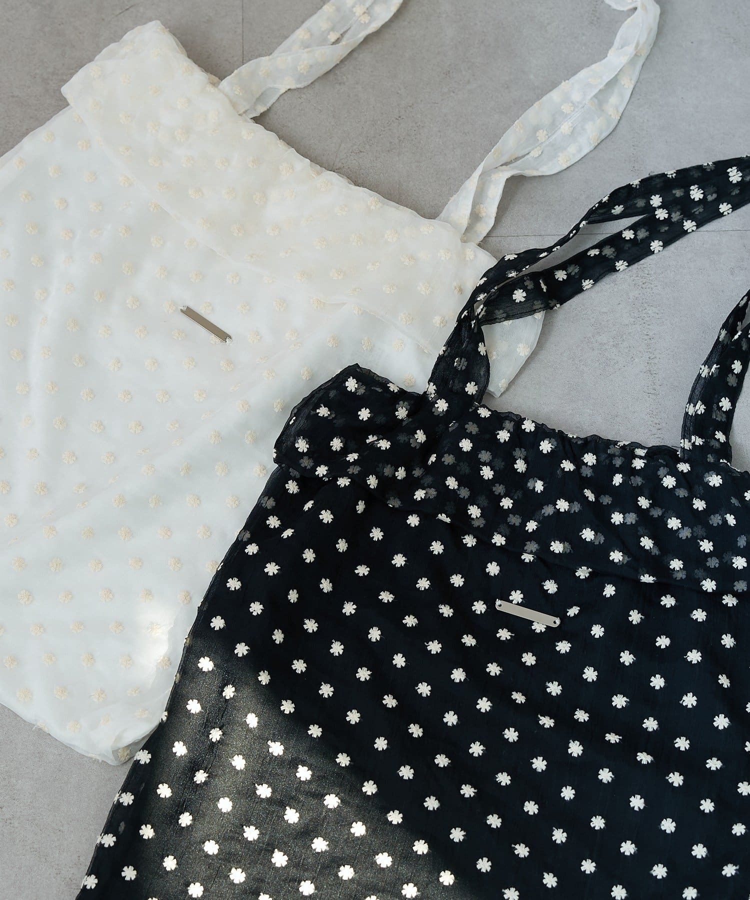 mystic(ミスティック) ドットフラワートートBAG