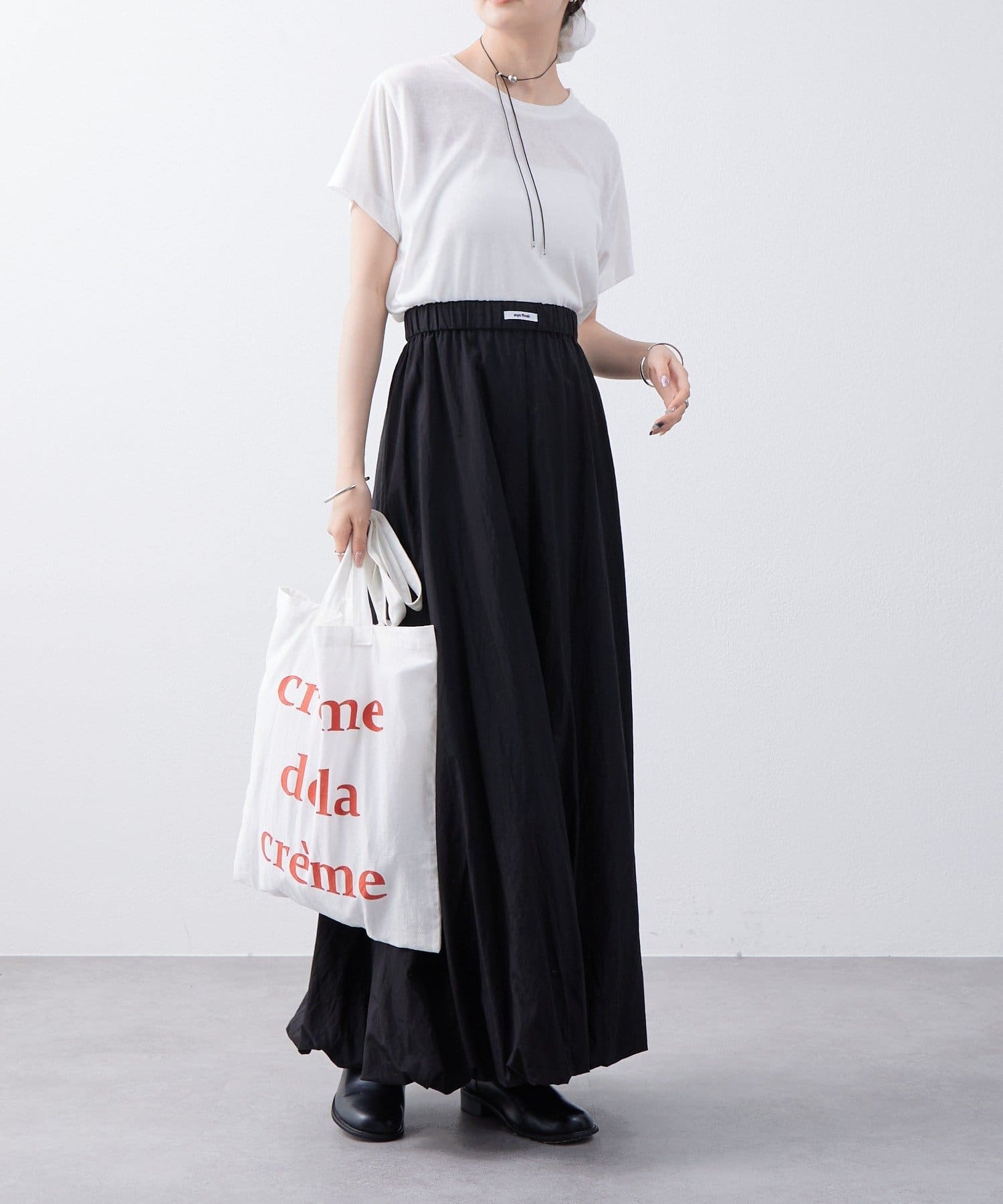 mystic(ミスティック) 【2サイズ展開 / オールシーズン着られる】バルーンロングスカート