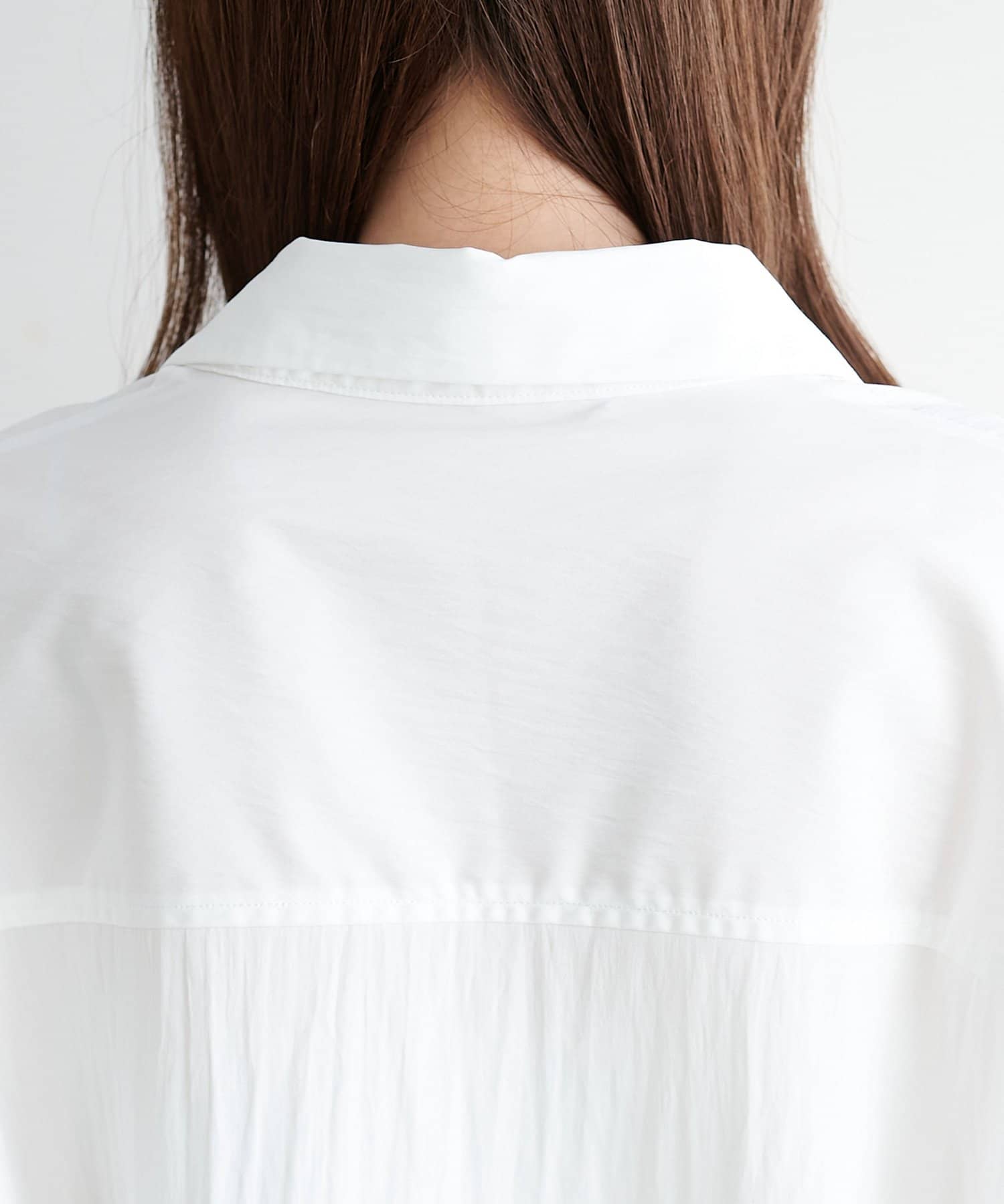 DISCOAT(ディスコート) 【〝♡”で教えて春の推し服/Noka】衿付きスキッパー半袖シャツ