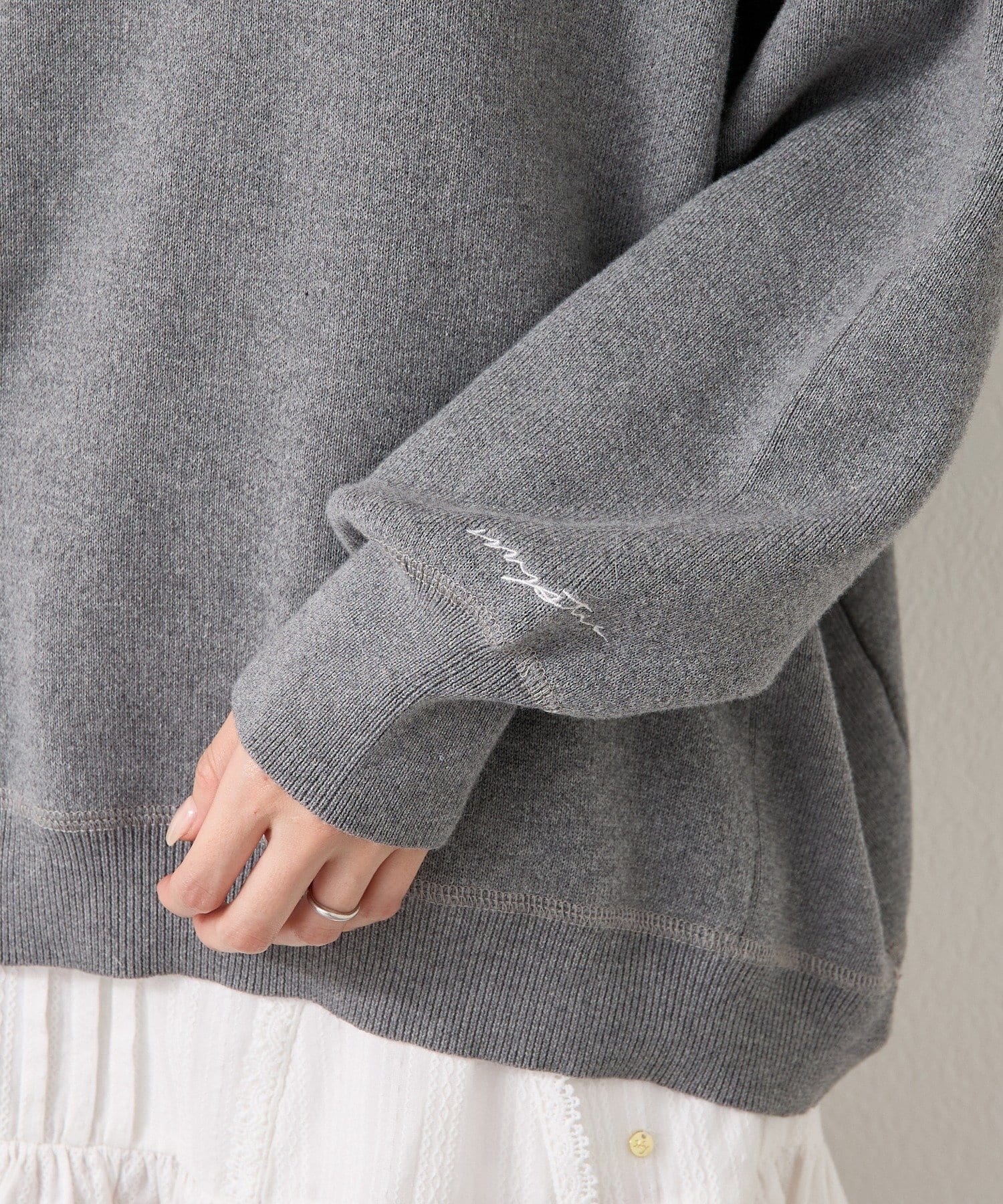 mystic(ミスティック) 【今すぐお届け◎】スウェットライクヘンリーニット